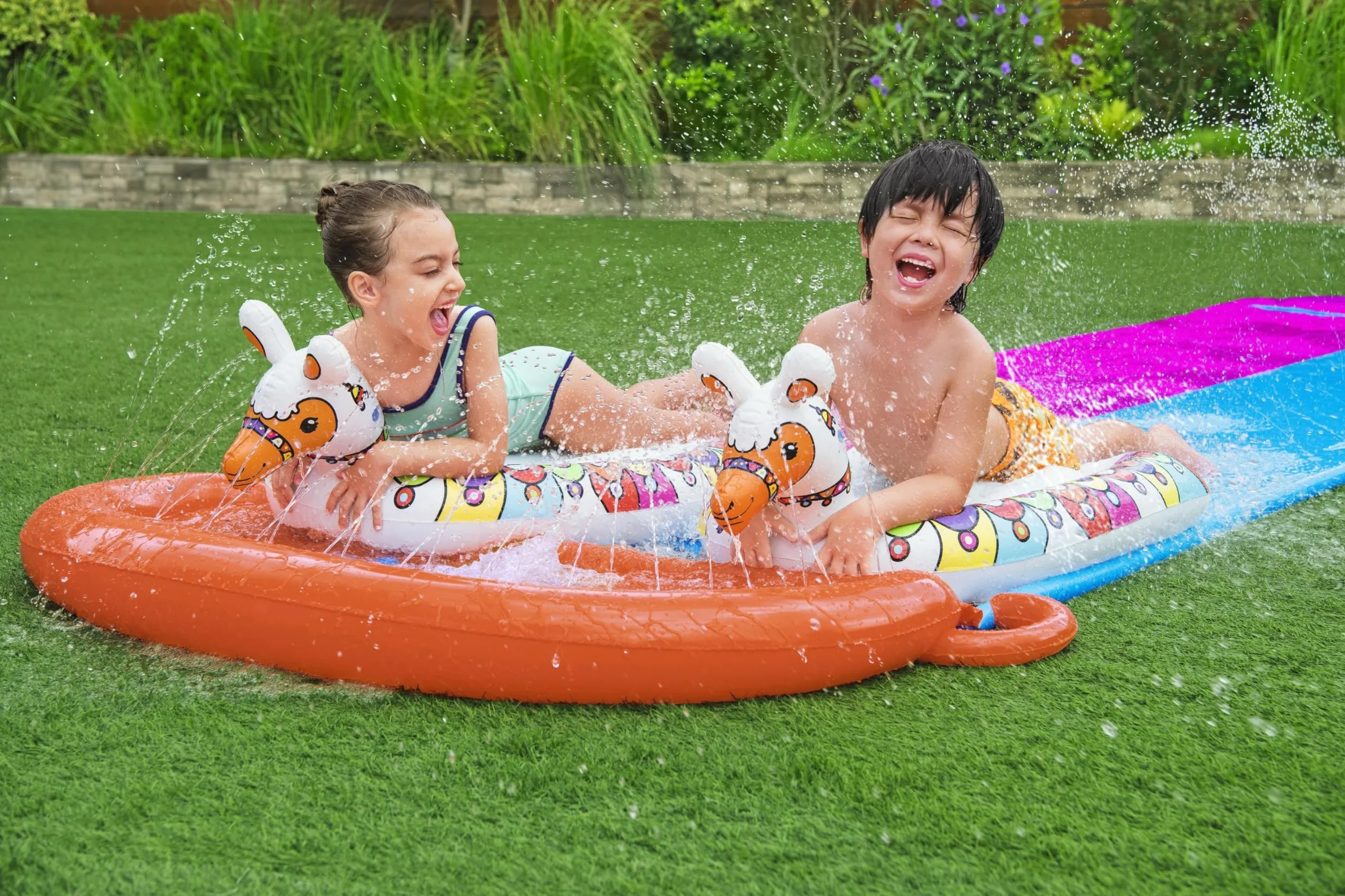 Bestway H2Ogo!® 16'/4.88M Llama Rama Double Race Slide