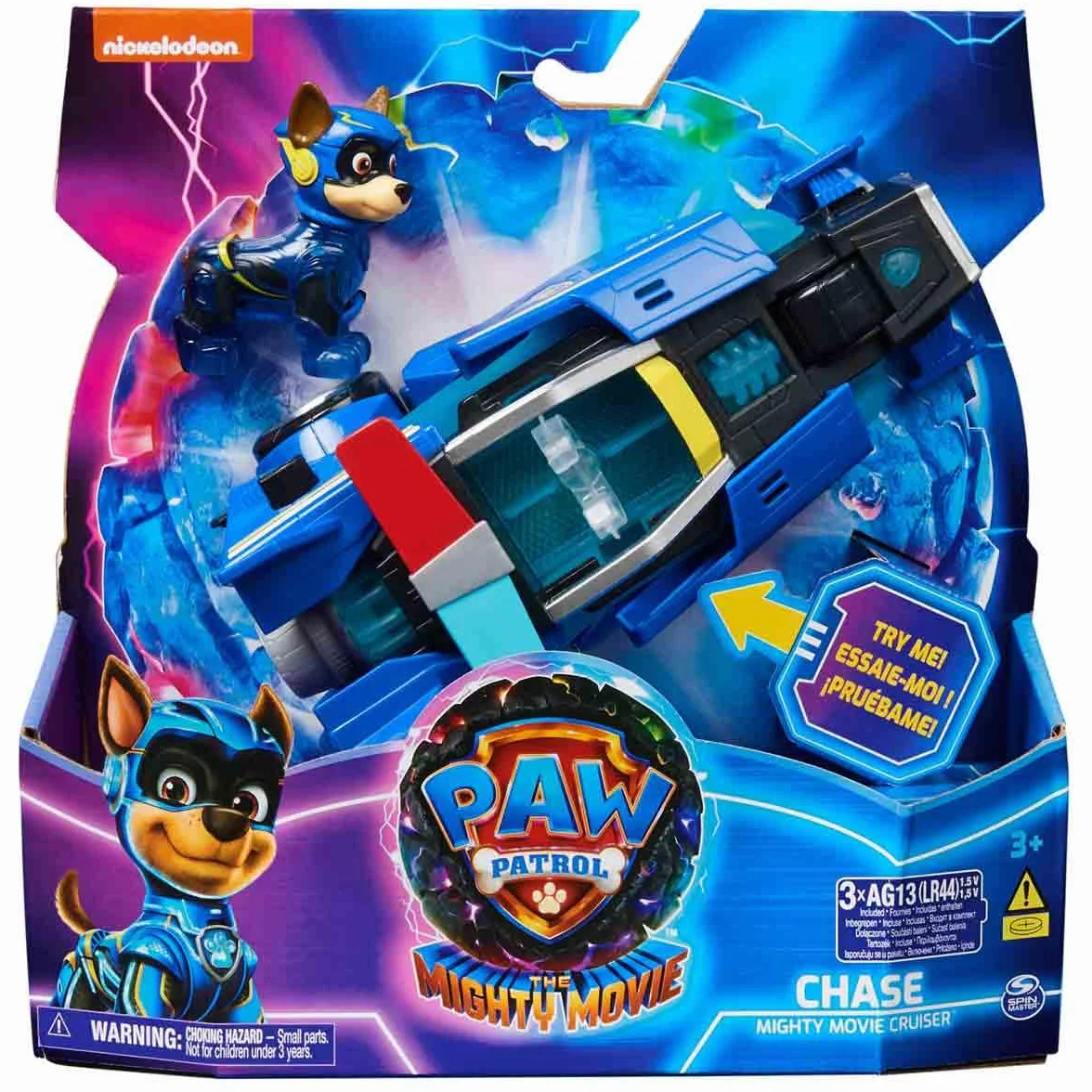 Paw Patrol Mighty Pups Samochodzik, Wielokolorowy, Od 3 lat