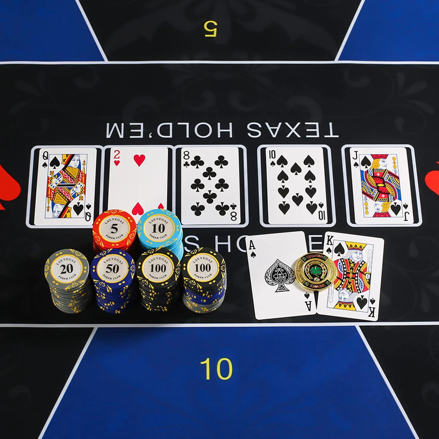 LuluCircle Poker Guard, Gewichte für Poker, Poker Geschenke für Männer, Poker Kartenschutz, Poker Zubehör, Münzen Sammlerstücke, Poker Chips Münze mit Kunststoffhülle (Post Flop God)