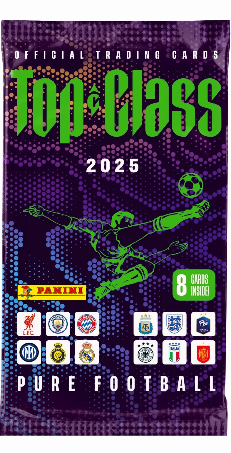 PANINI FIFA Top Class 2025 Trading Cards Opakowanie 24 kieszeni
