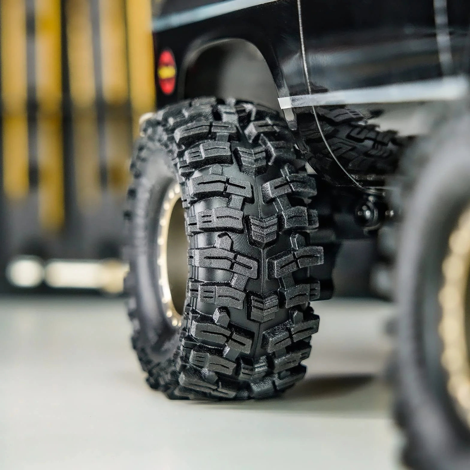 INJORA 1.0 Opony Koło- 58 * 24 mm Bagno Opony S5 do SCX24 AX24 TRX4M FCX24 1/24 1/18 RC Crawler Pojazd
