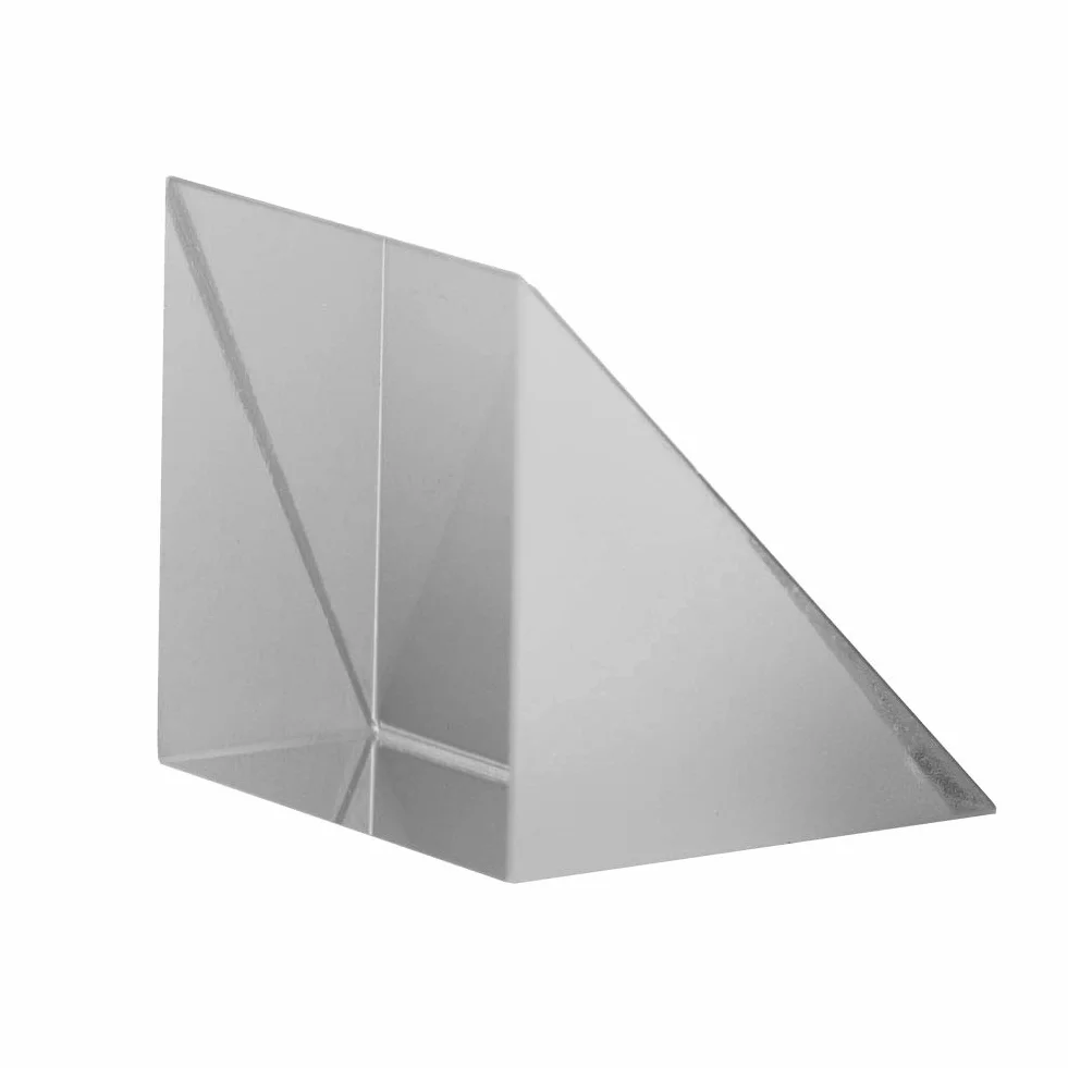 Trójkątne kryształowe pryzmat K9 Trójkątny pryzmat z optycznego szkła do nauki o spektrum świetlnym (20 * 20 * 20), endoskop i fiberoskop