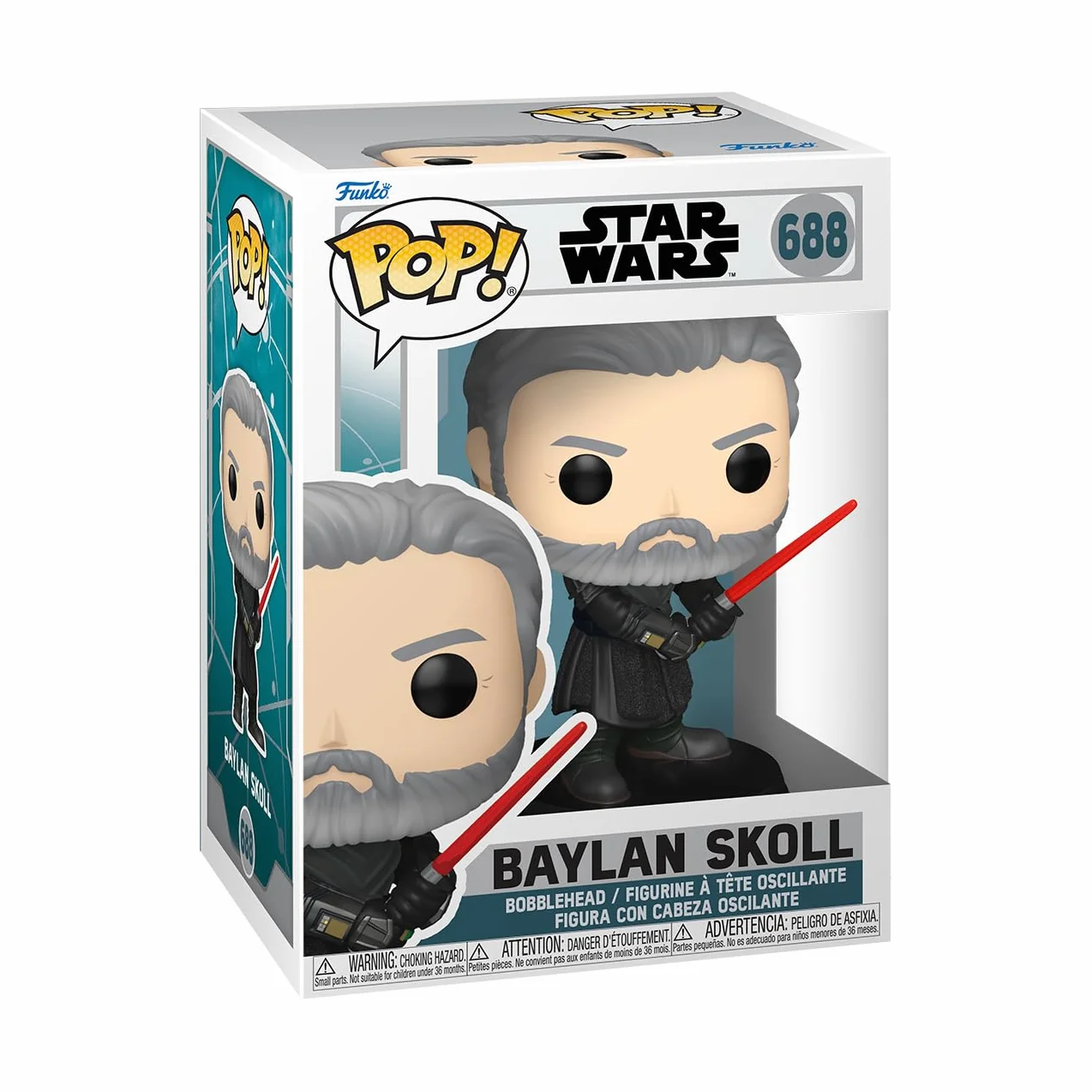 Funko POP! Vinyl: Star Wars Ahsoka - Kolekcjonerska figurka winylowa - Pomysł na prezent - Oficjalny towar - Zabawki dla dzieci i dorosłych - Fani TV - Model figurki dla kolekcjonerów i ekspozytorów