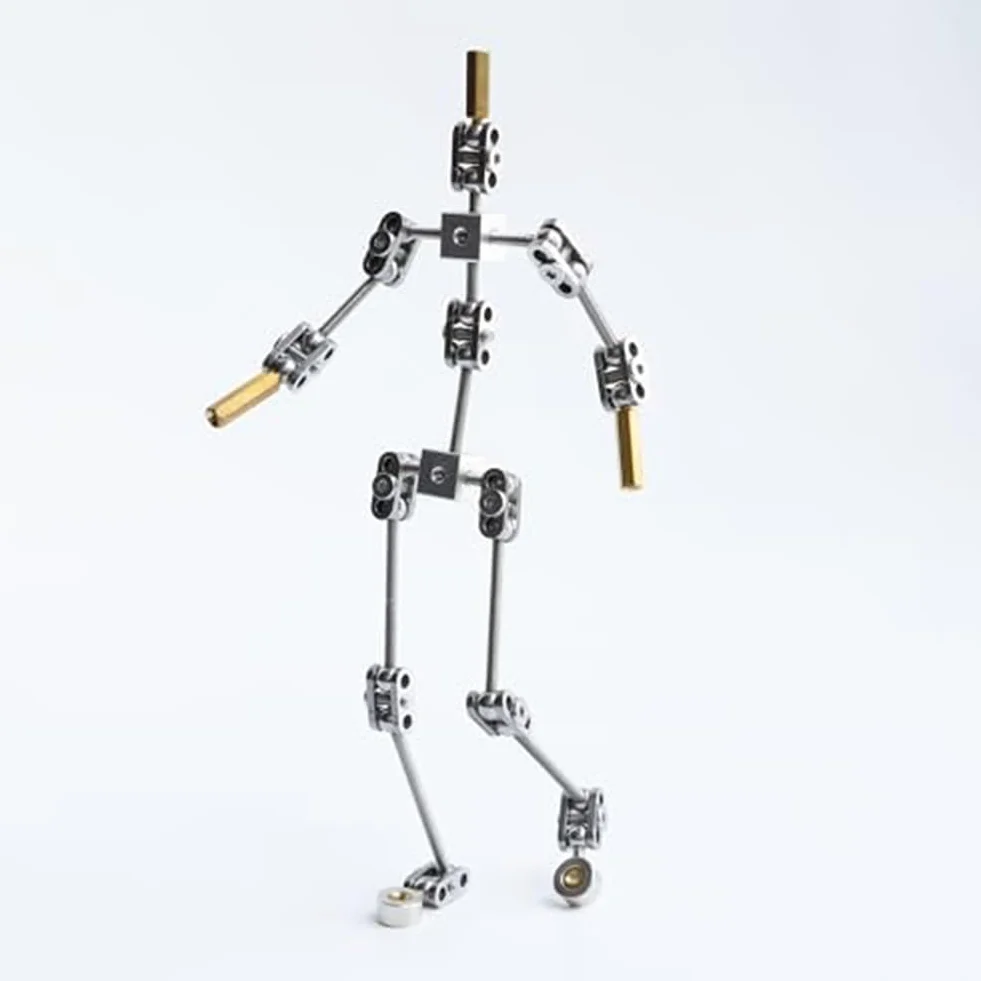 Armature Kit – szkielet lalki "zrób to " z metalu, łatwy montaż, animowane wzornictwo postaci, do animacji stop-motion