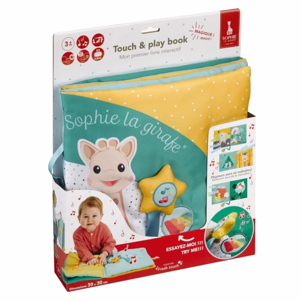 VULLI JOUETS Sophie Touch Play Book