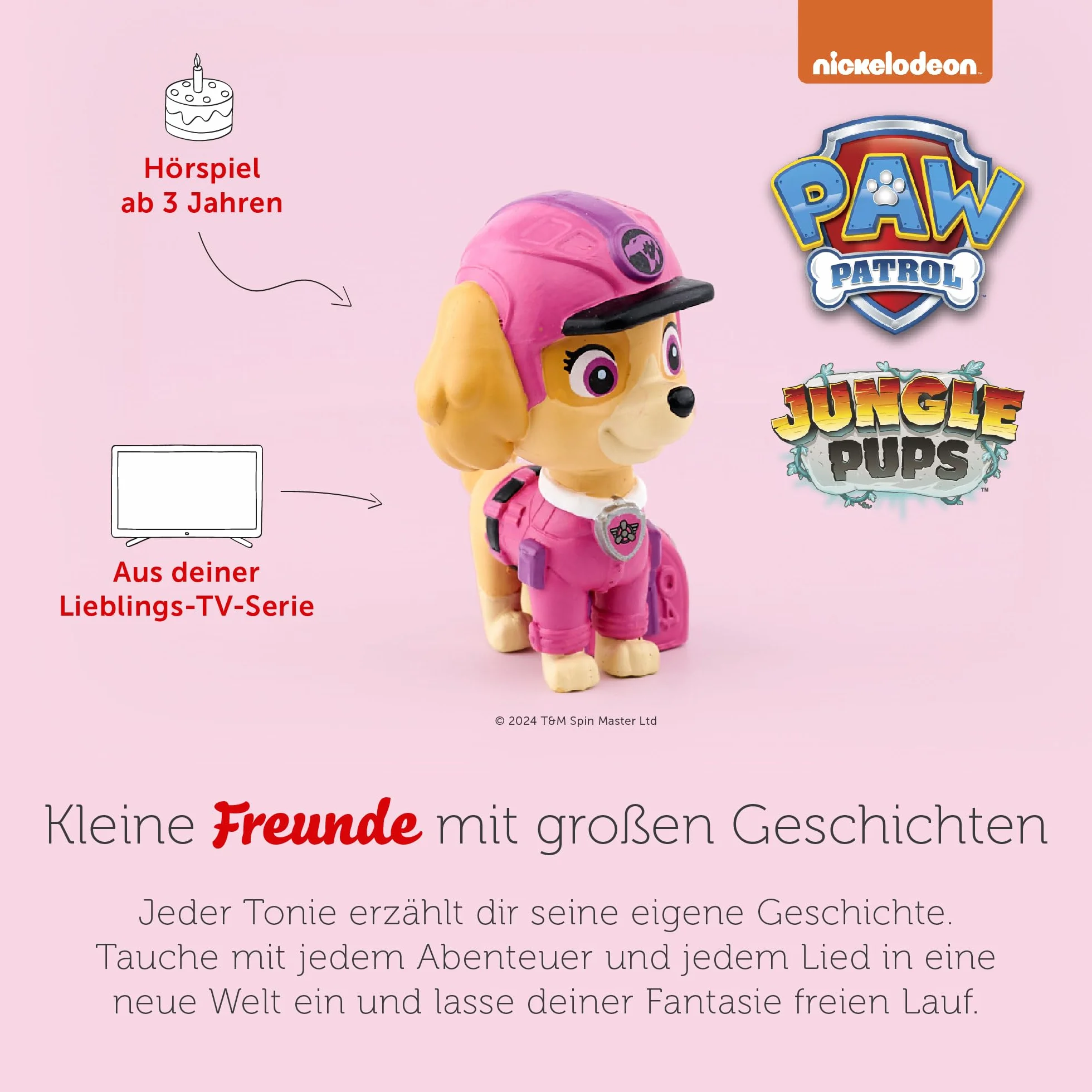 tonies Audiobook Psi Patrol - Jungle Pups Skype - figura słuchowa dla dzieci 3+