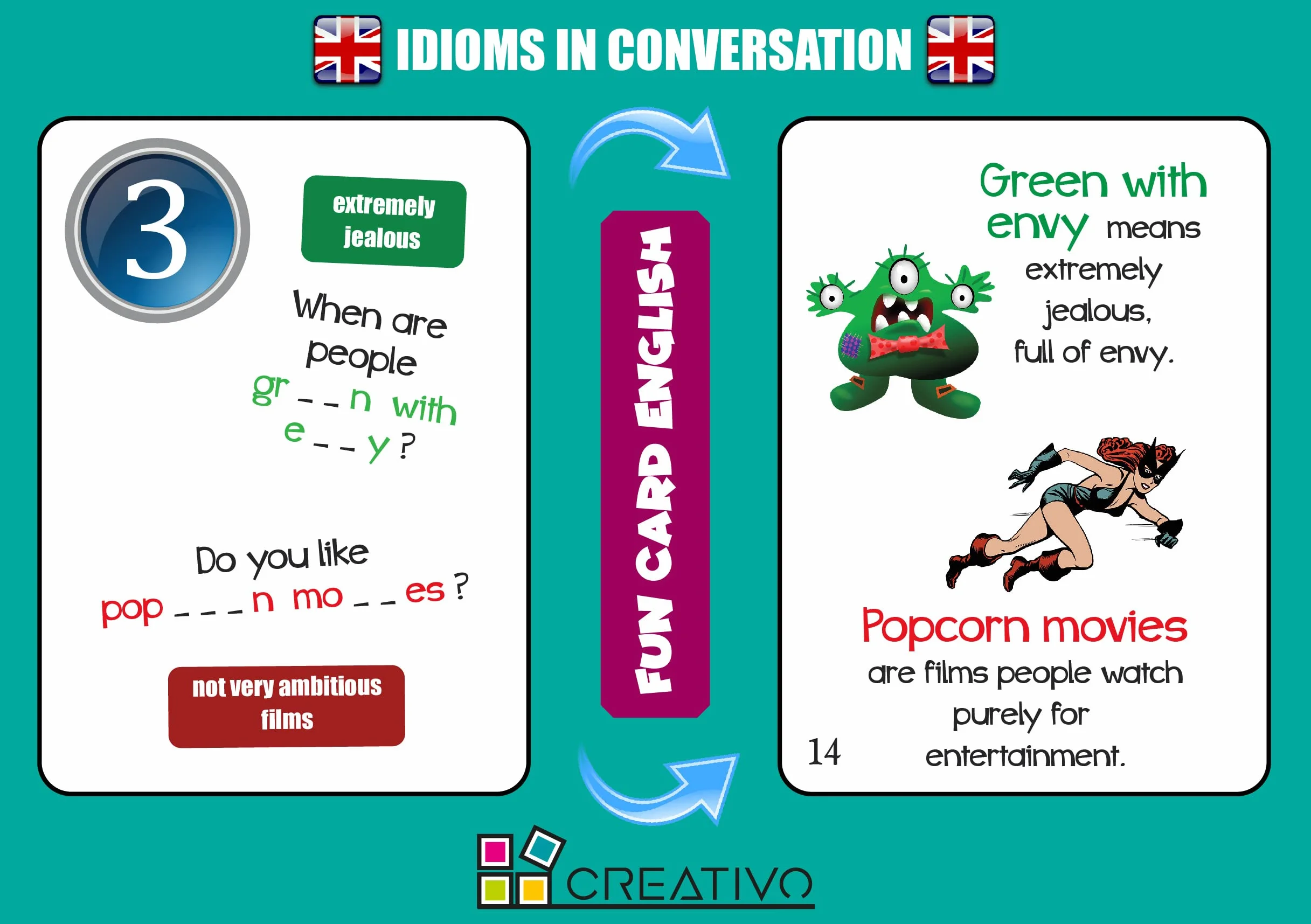 ENGLISH IDIOMS IN CONVERSATION (FICHAS)