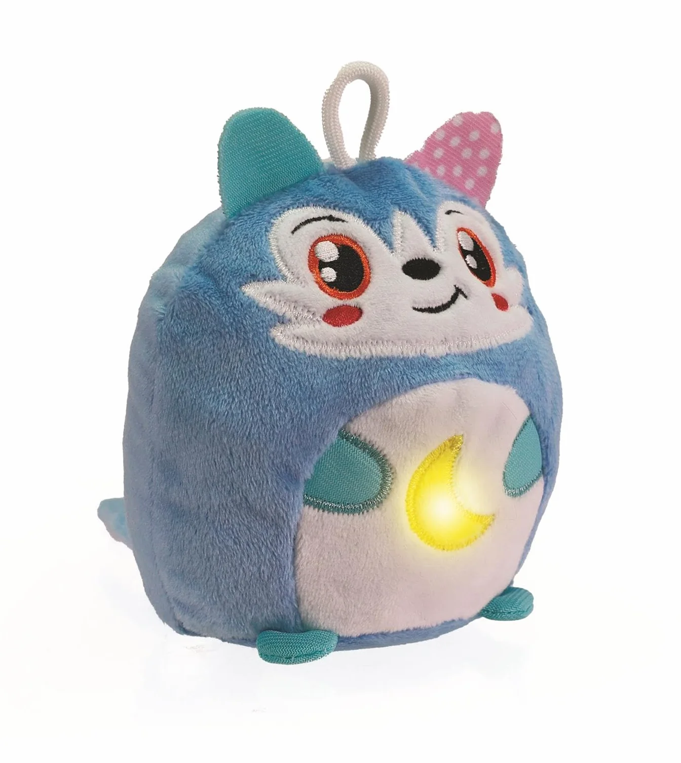 Clementoni Baby for You - Twinkle Twinkle Little Wolf, lampka nocna dla dzieci, 0-miesięczna gra dla dzieci +, wilk z kojącymi światłami i dźwiękami, wsparcie dla spokojnego snu, 17554