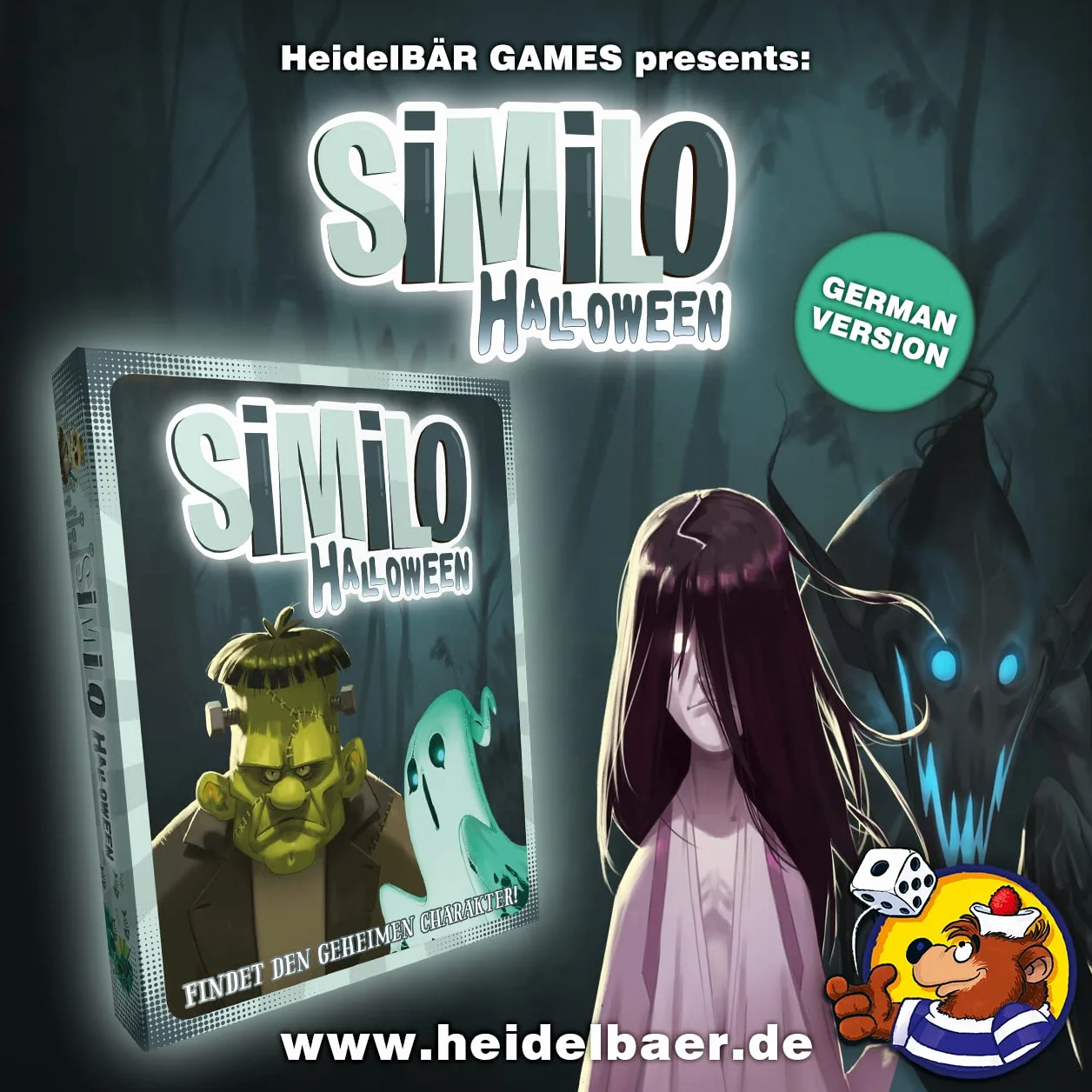 Similo: Halloween - Horrible Guild - gra karciana - dla 2-8 graczy - od 7 lat - niemiecki