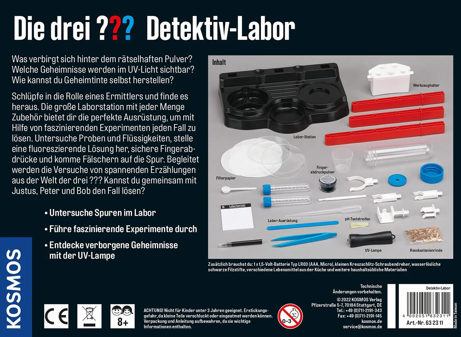 Die drei ??? Detektiv-Labor: Detektiv-Set