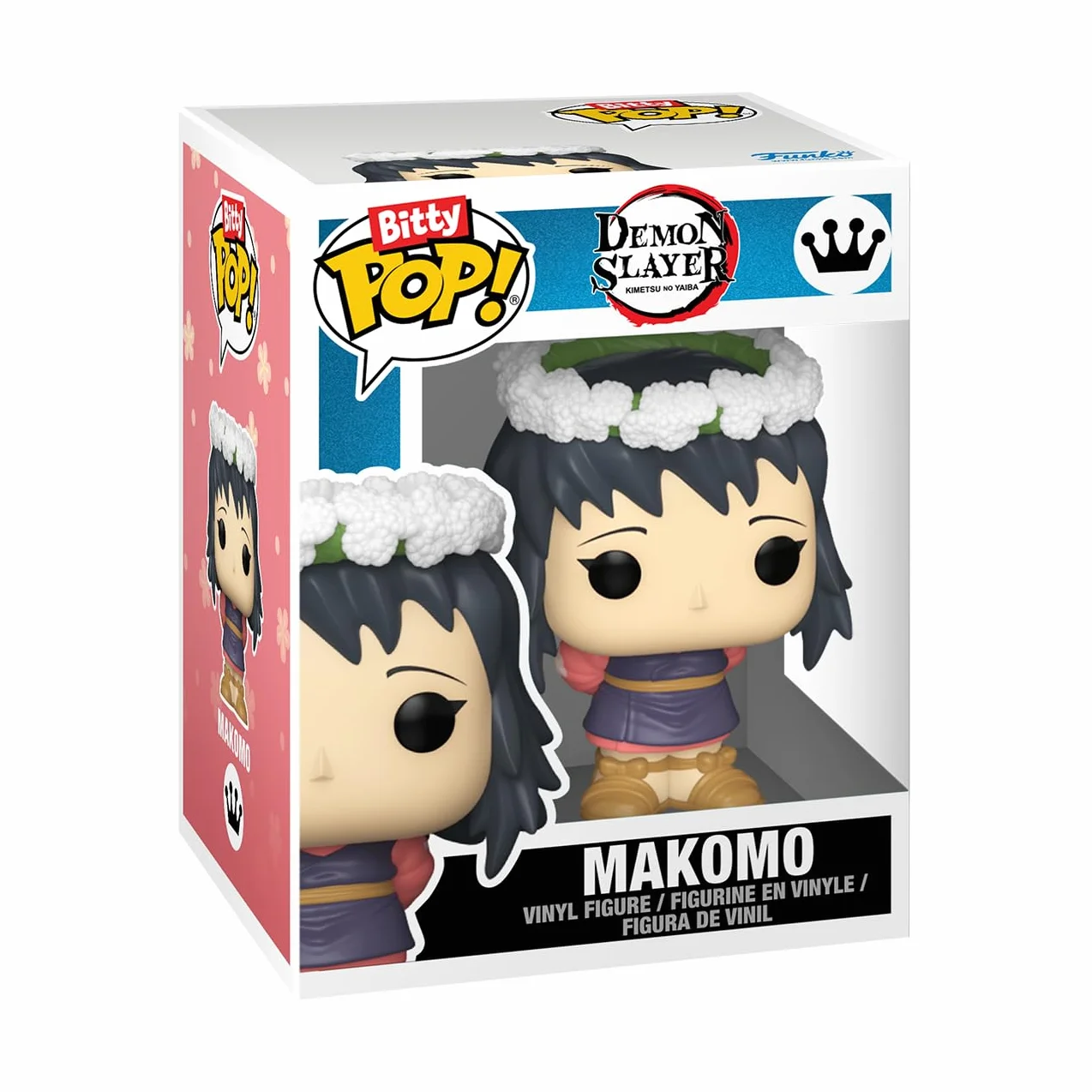 Funko Bitty POP! Demon Slayer- Tanjiro - 4 sztuki - 0,9 cala (2,2 cm) do kolekcjonowania - półka na wyświetlacz z możliwością układania w stos - pomysł na prezent - na torebki imprezowe - nakładka na