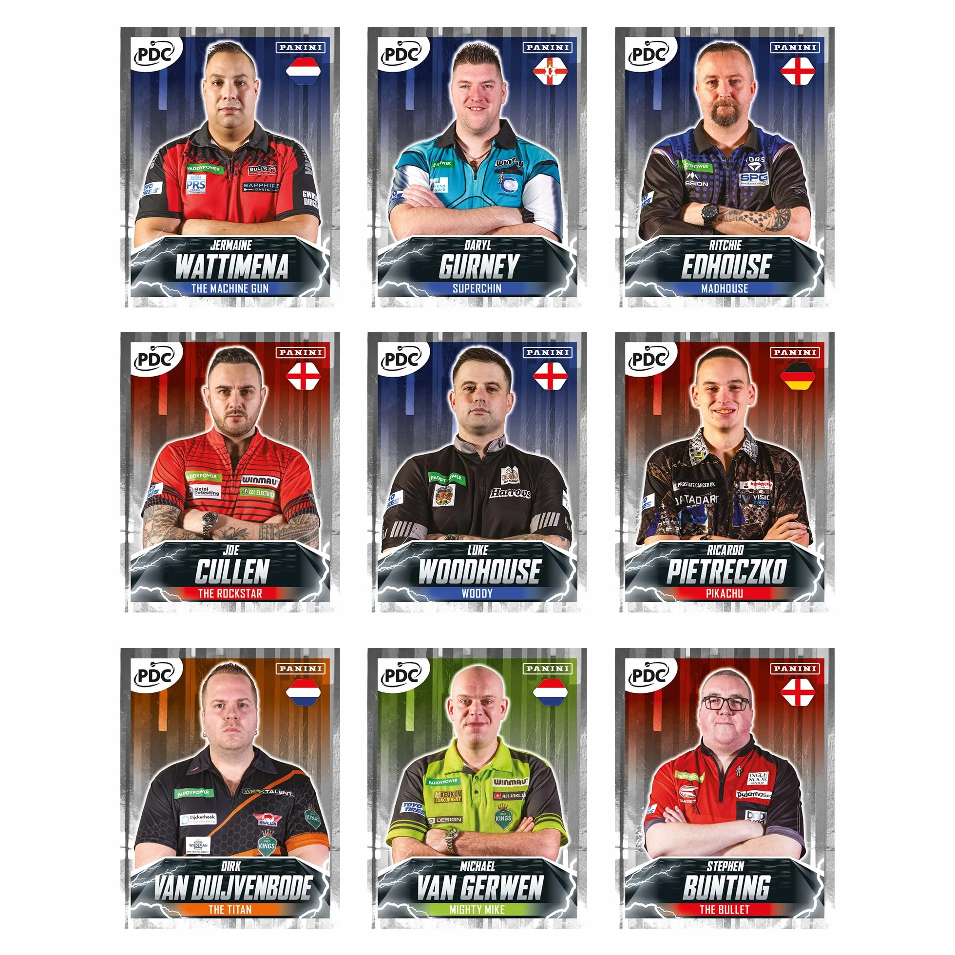 World Darts Championship Kolekcja naklejek puszka kieszonkowa