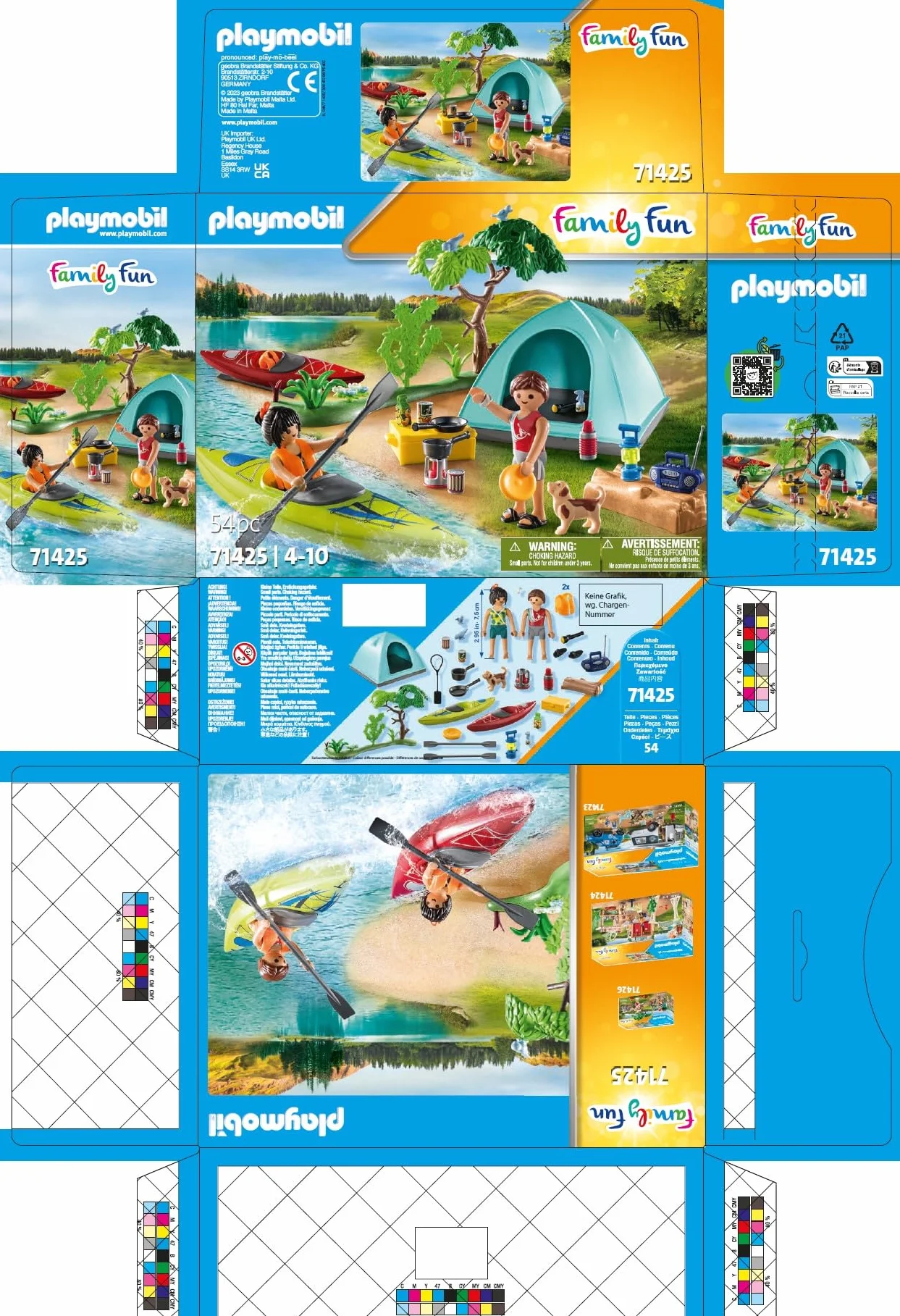 PLAYMOBIL Family & Fun 71425 Biwak pod namiotem, od 4 lat