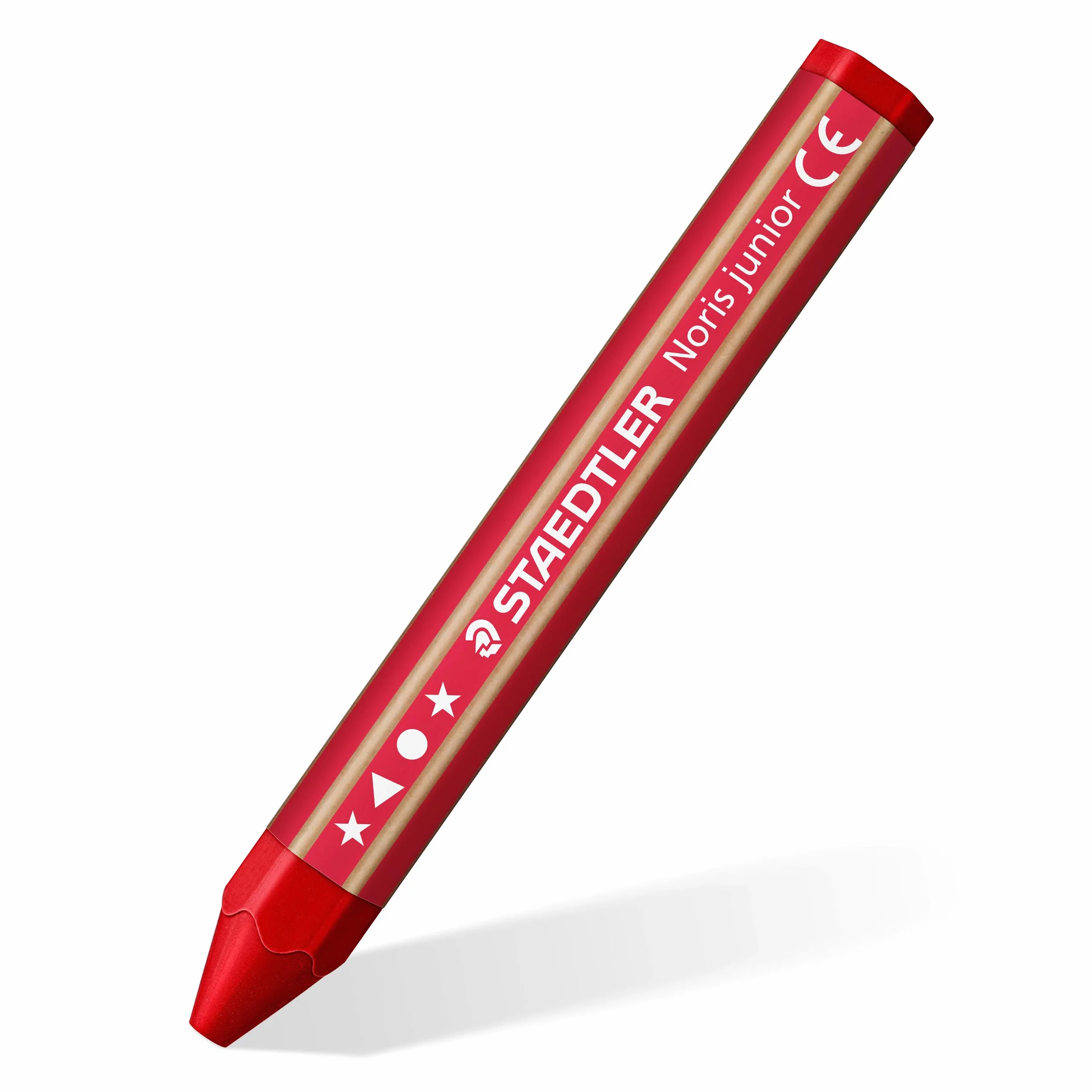 STAEDTLER Kreda świecowa Noris Junior 224, idealna do małych dziecięcych dłoni, bardzo odporna na pękanie, etui w 18 kolorach, 224 C18