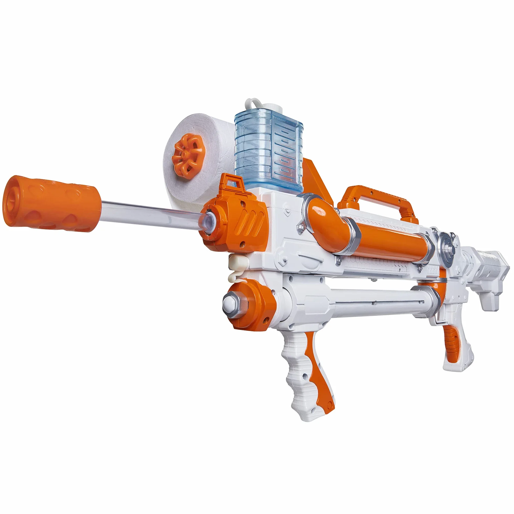 Papier toaletowy Blaster, sztorm, Toy Blaster strzela szybko ogień TP Spitballs do 15 m - wykorzystuje prawdziwy papier toaletowy! Super zabawny prezent dla dzieci, nastolatków, studentów, tatusiów,