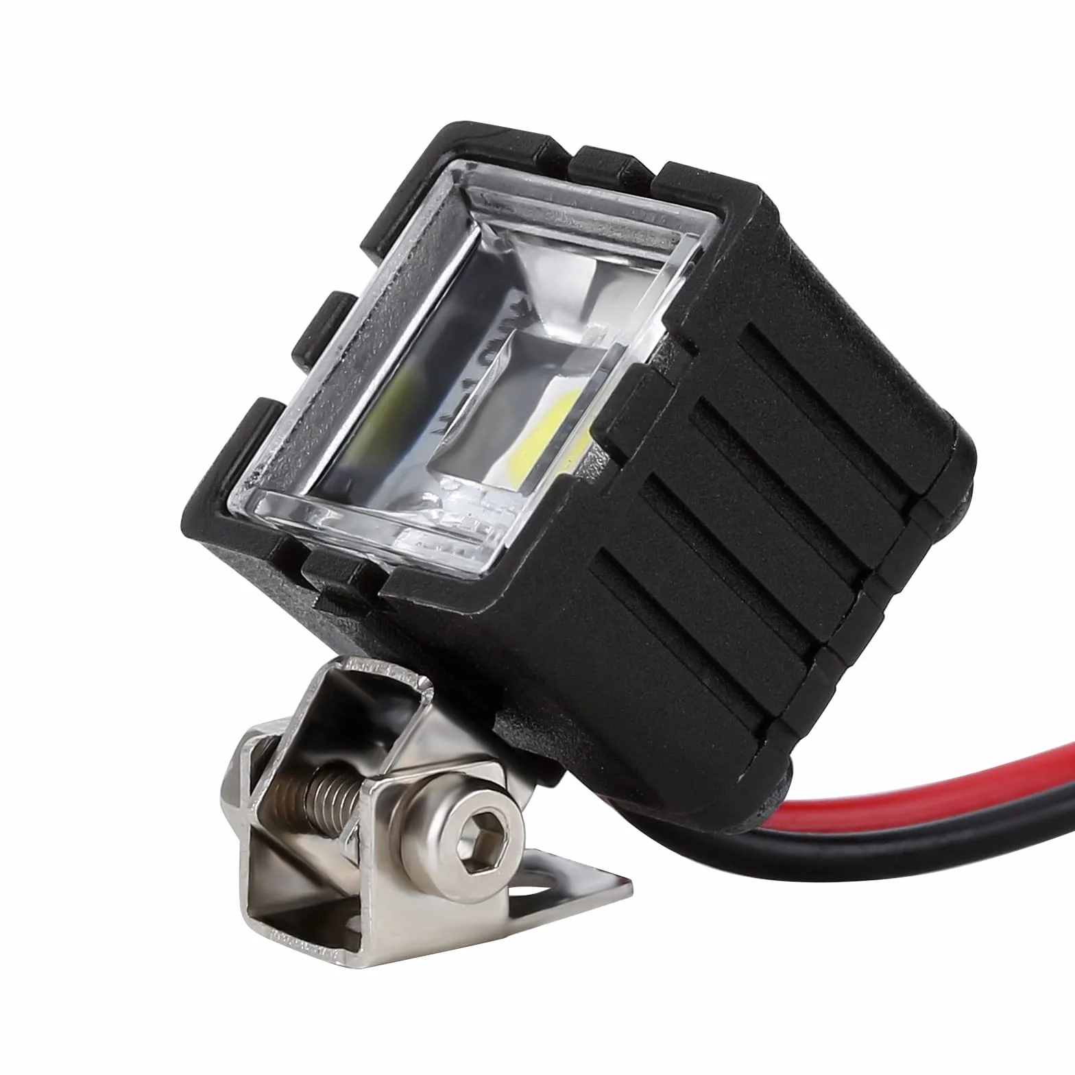INJORA RC Reflektory RC LED Lights dla 1:10 RC Crawler Axial TRX4 TRX6 SCX10 90046 Wraith RR10 MST Redcat (kwadratowy)