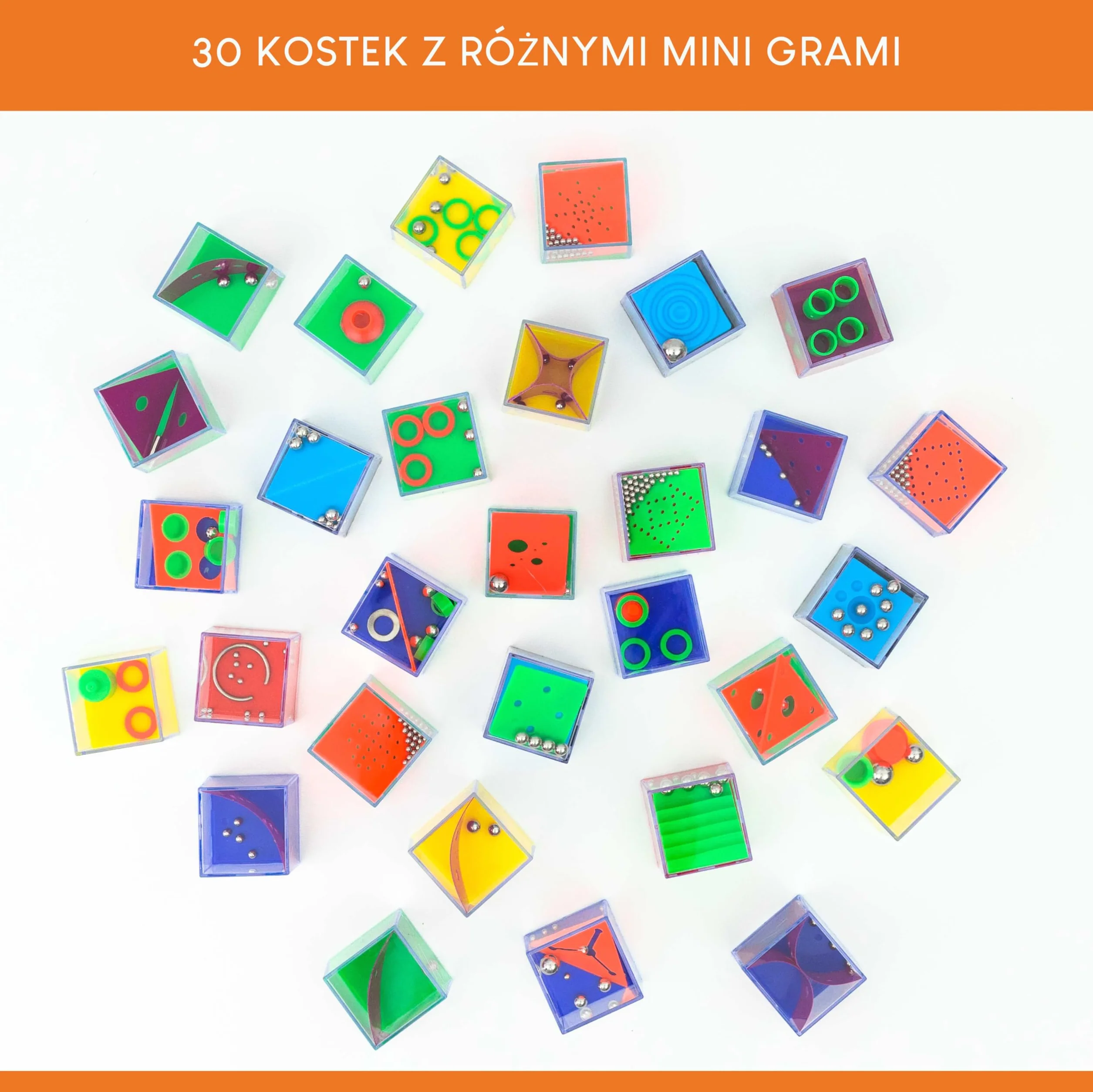 BONNYCO Kostki Wyzwanie, Wypełniacze do Torebek dla Dzieci. Kreatywne Upominki na Przyjęcia, Zabawki Edukacyjne. Pakiet 30 Gier dla Dziewczynek i Chłopców, Wypełniacze do Toreb na Przyjęcia