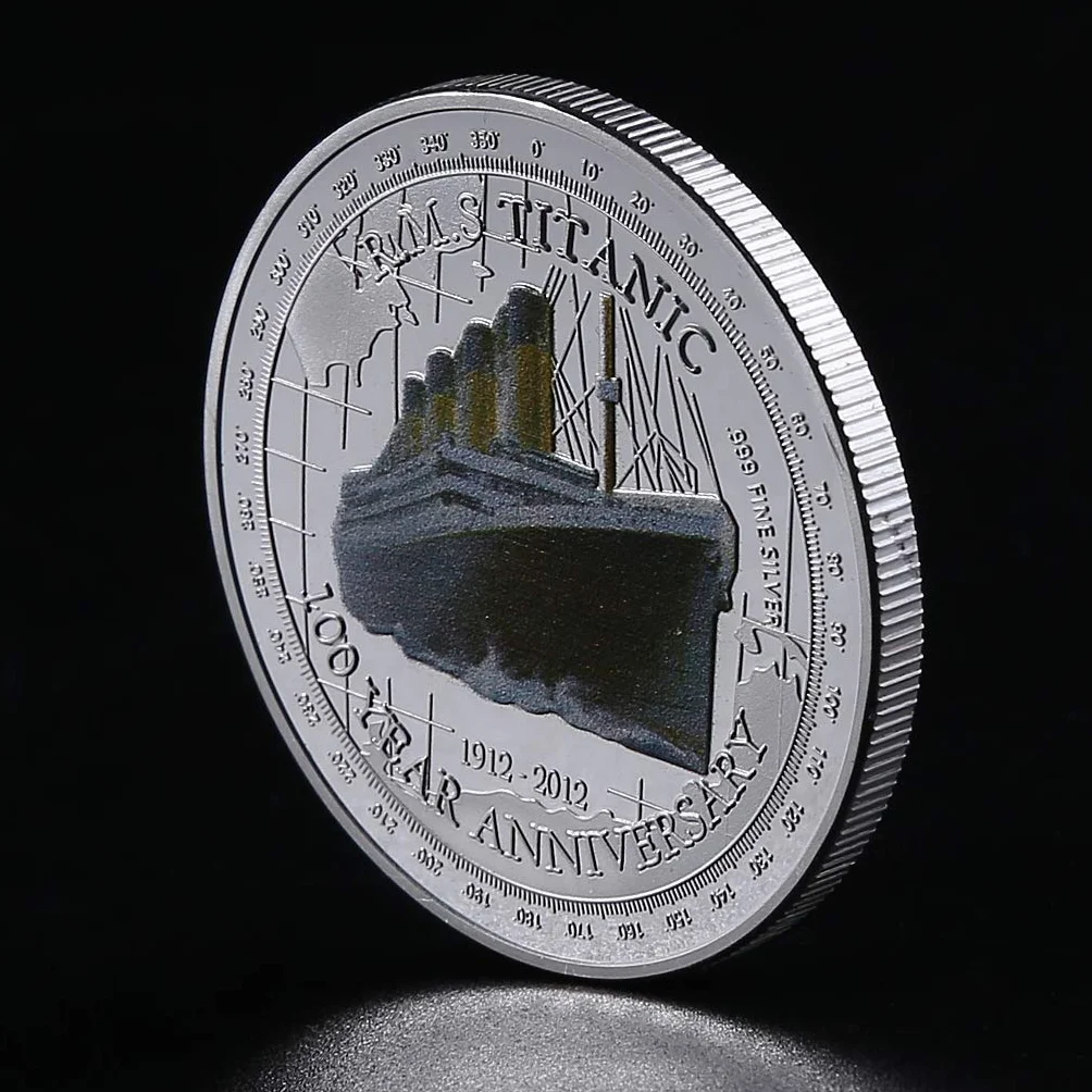HARMILIY Titanic moneta na 100-lecie dobrej jakości moneta pamiątkowa i do kolekcjonowania prezent