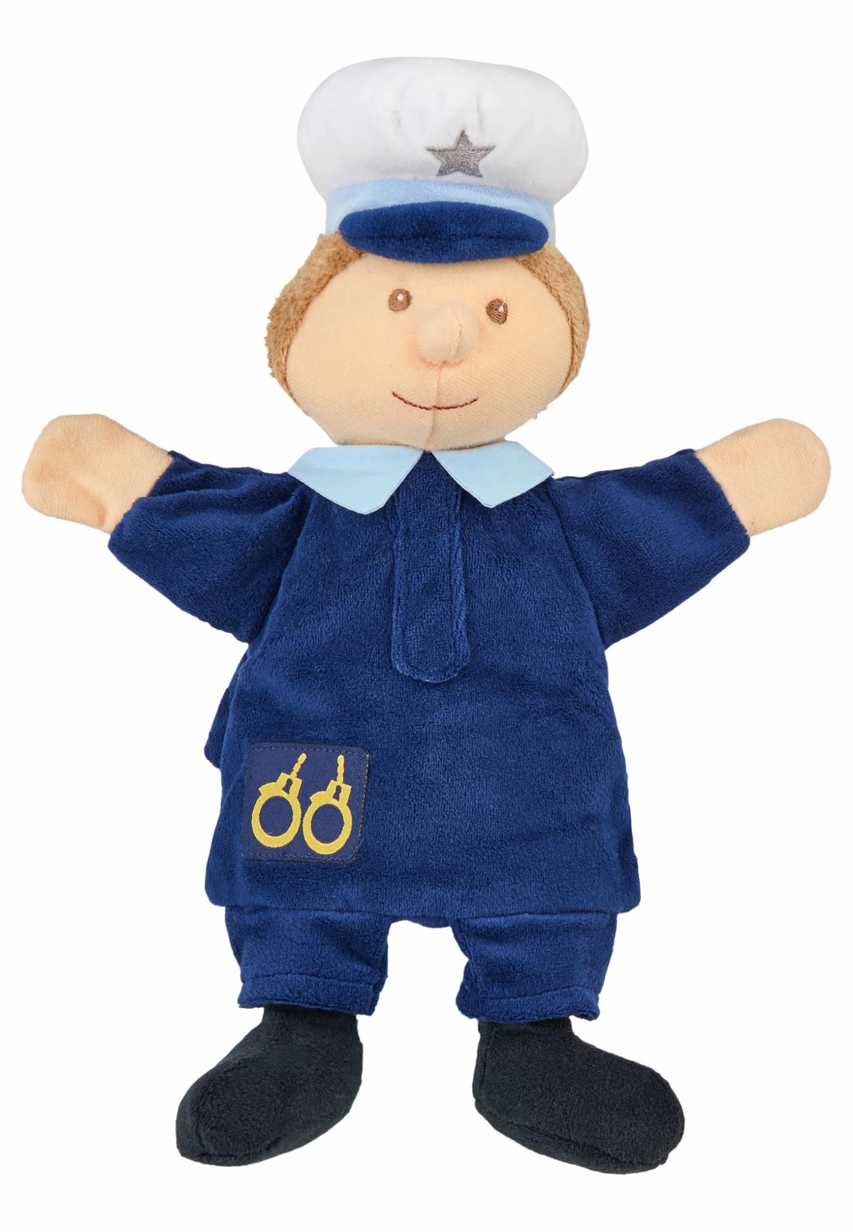 Sterntaler 3601645 pacynka policjant, 29 x 27 x 9 cm, niebieska