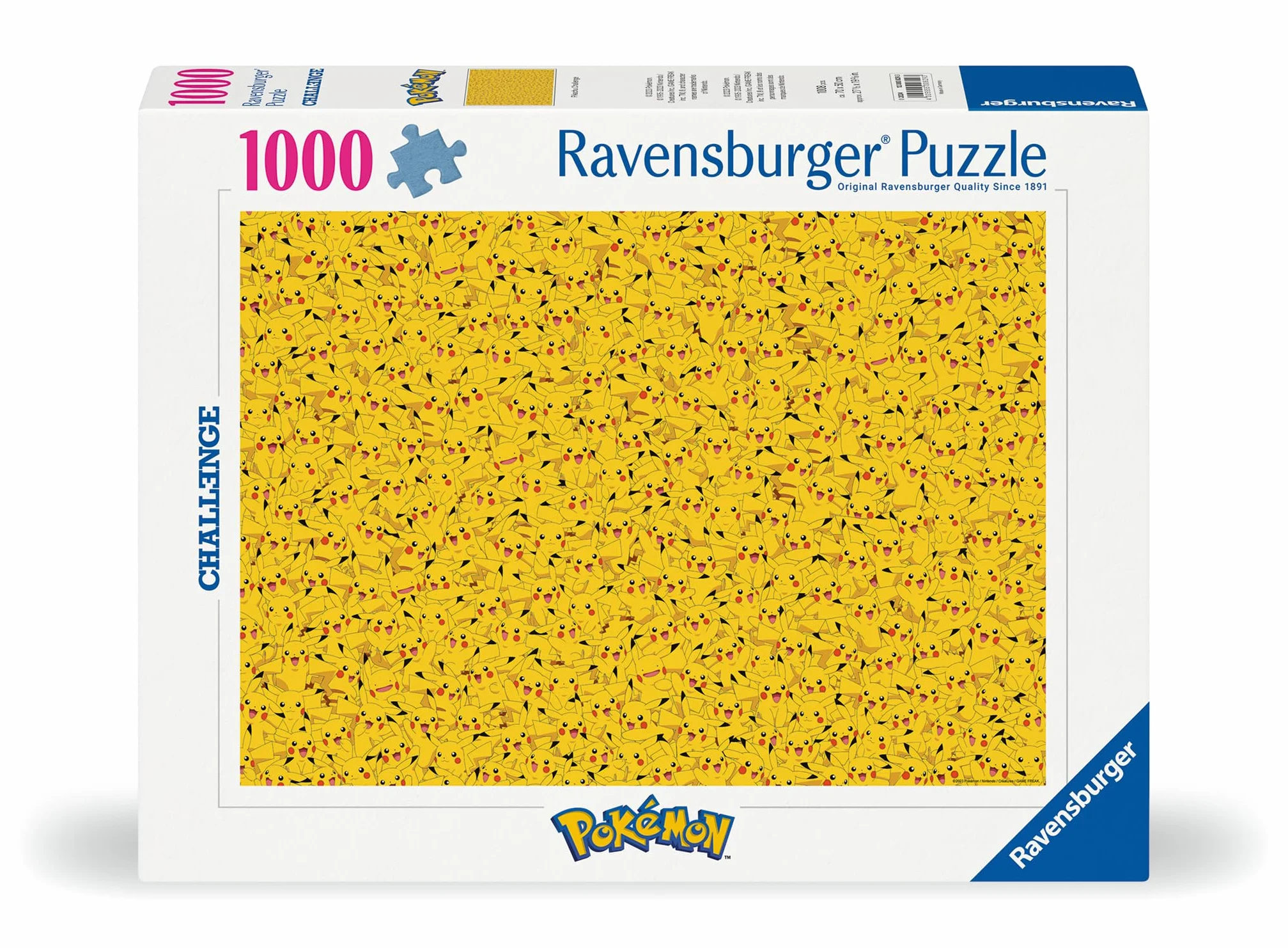 Erwachsenenpuzzle 1000 Teile - Pokémon - Pikachu Challenge