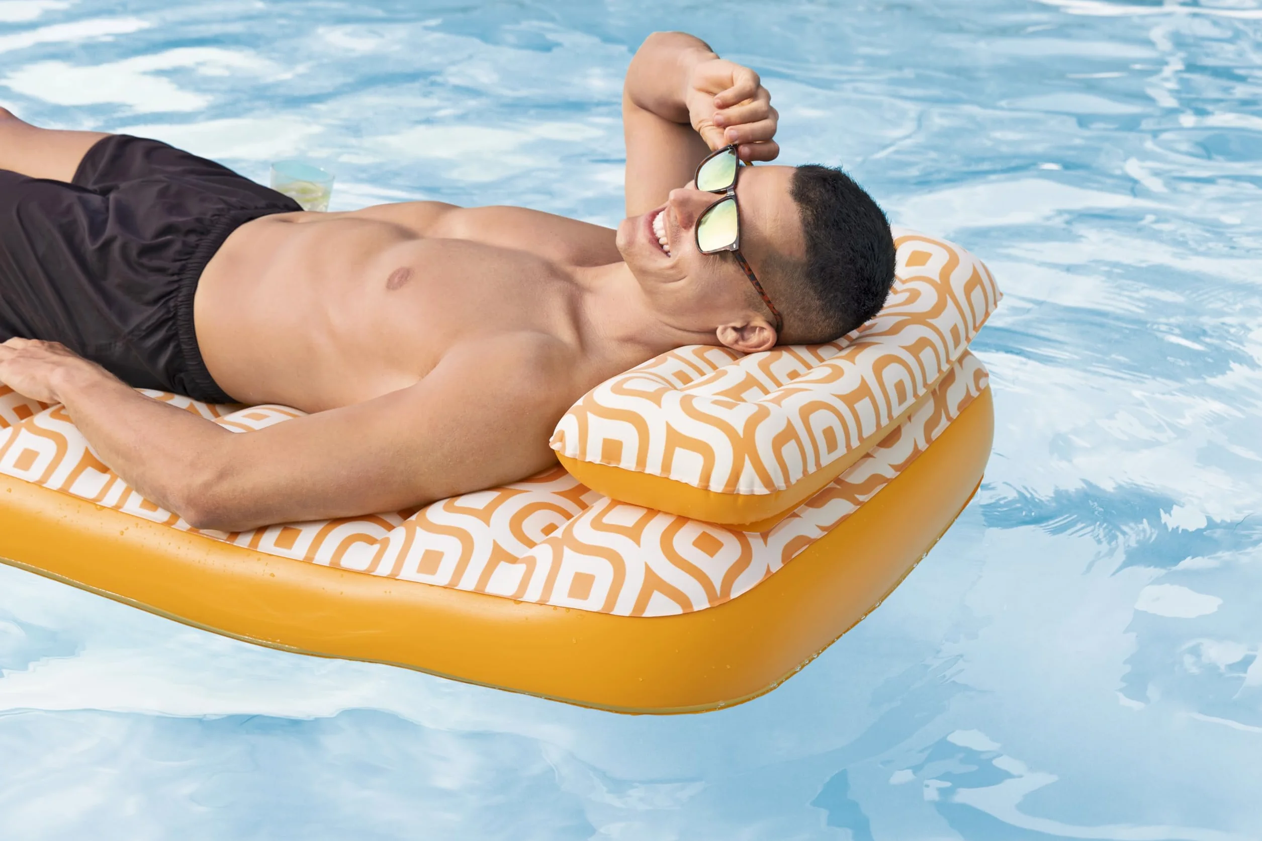Bestway mata pływająca 1,83 m x 84 cm komfortowa pluszowa