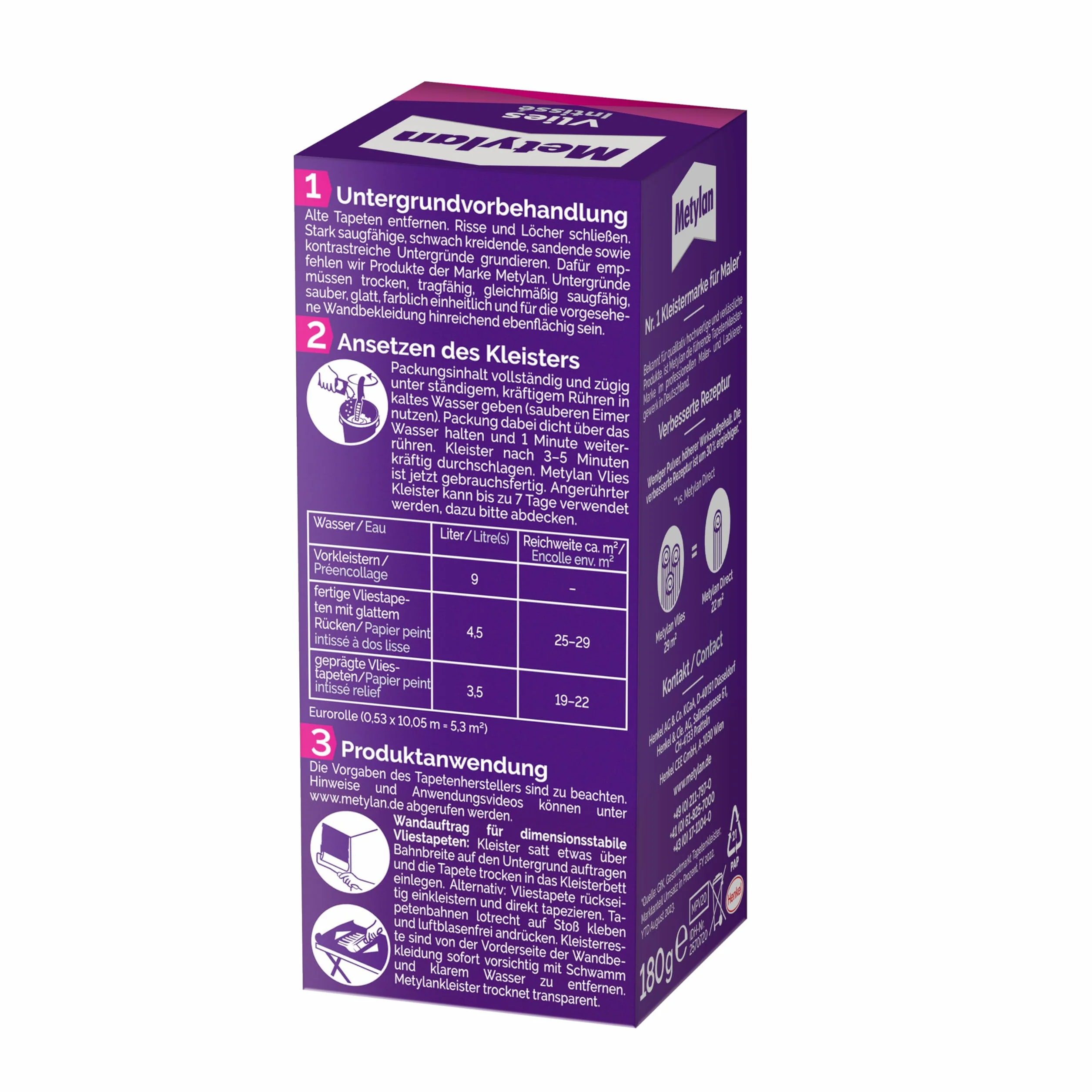 Metylan Klej do Tapet, 180 g