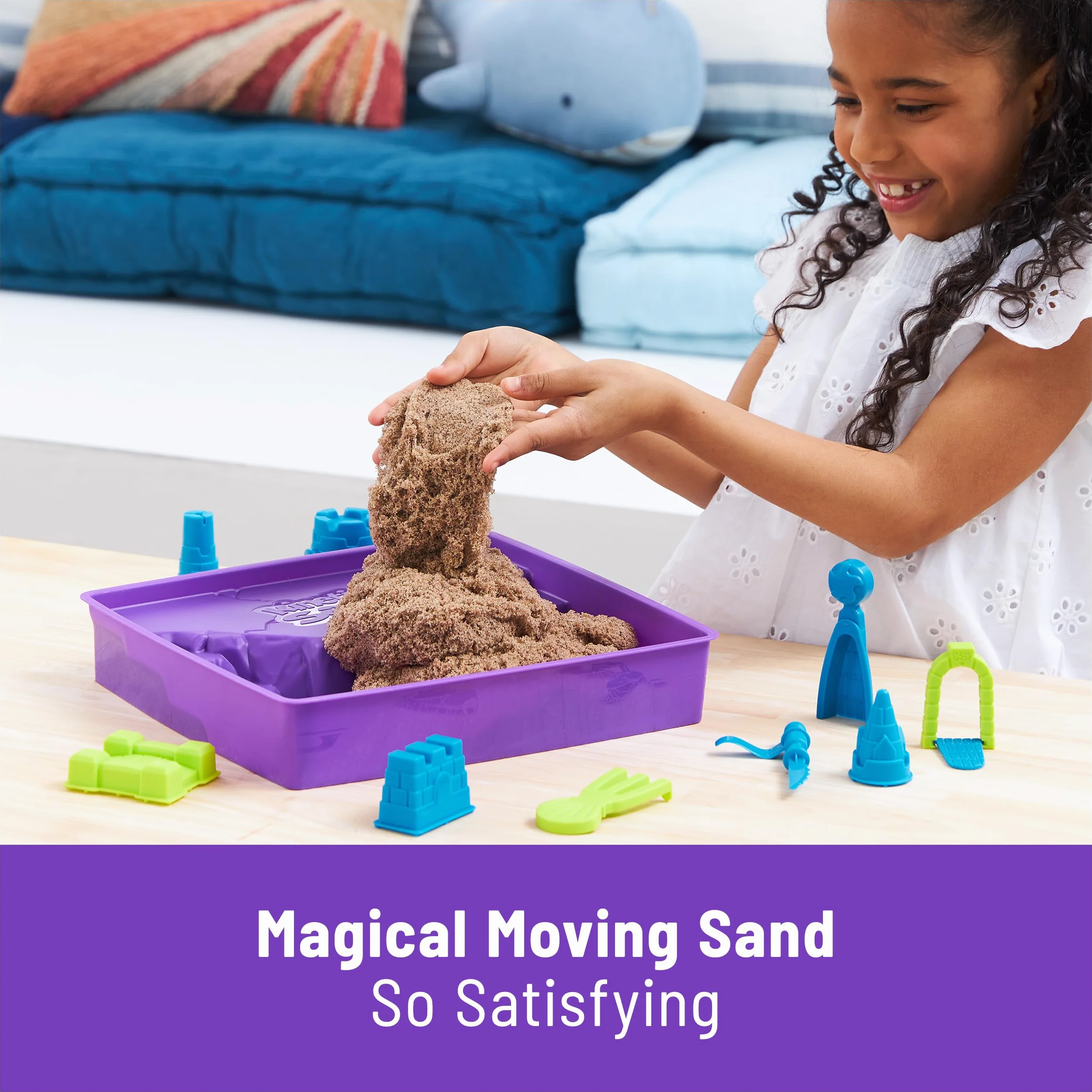 Kinetic Sand zestaw zamek na plaży