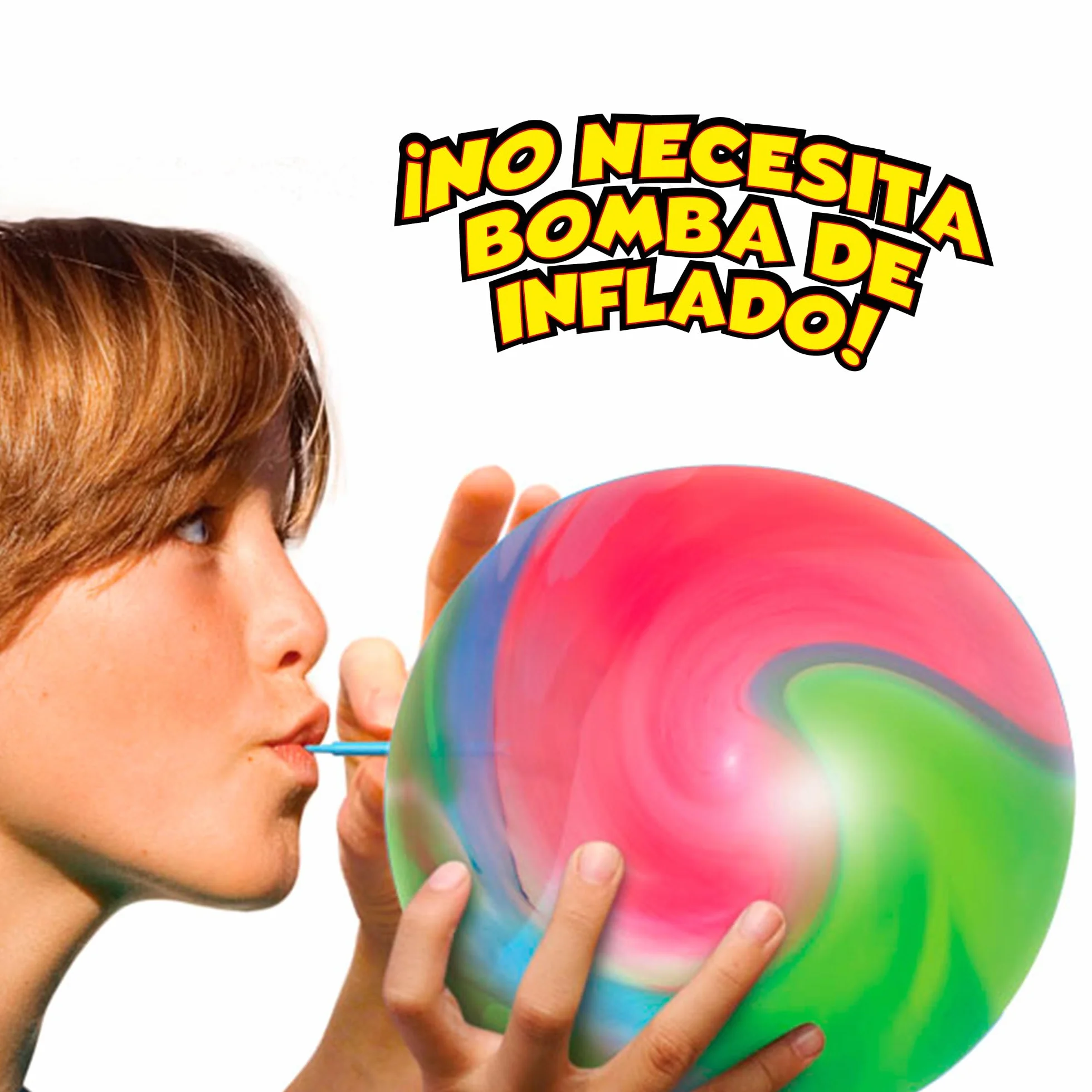 Wubble Świeci w ciemności, bańka powietrza, którą możesz bawić się jak piłkę, rzucać, uderzać i rzucać, wytrzyma wszystko, Bizak (62941875)