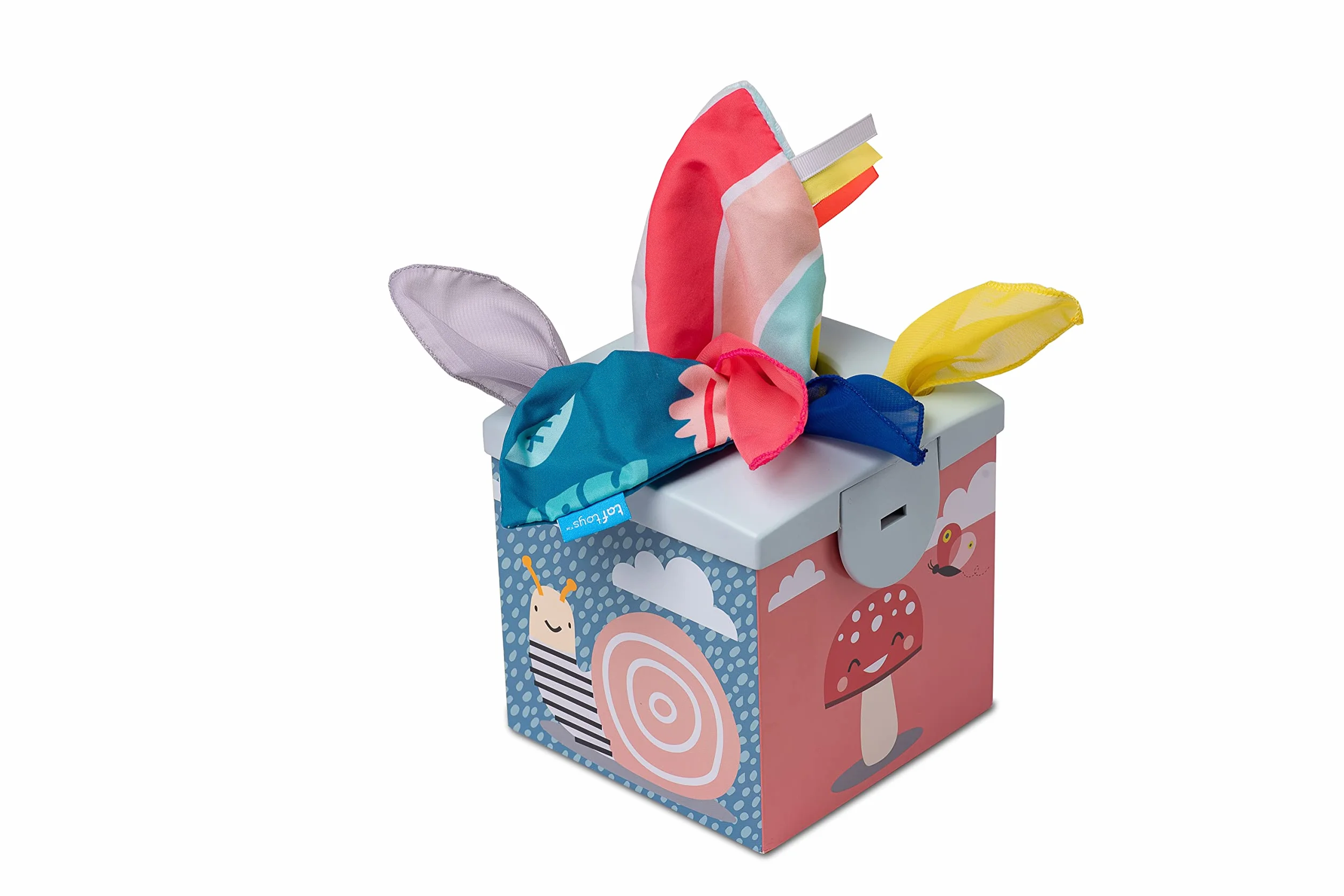 Taf Toys Sensory Wonder Tissue Box For Infants & Toddlers, Colourful Pull Scarves and Koala Daydream Crinkling Blankies For Educational Preschool Learning & Development