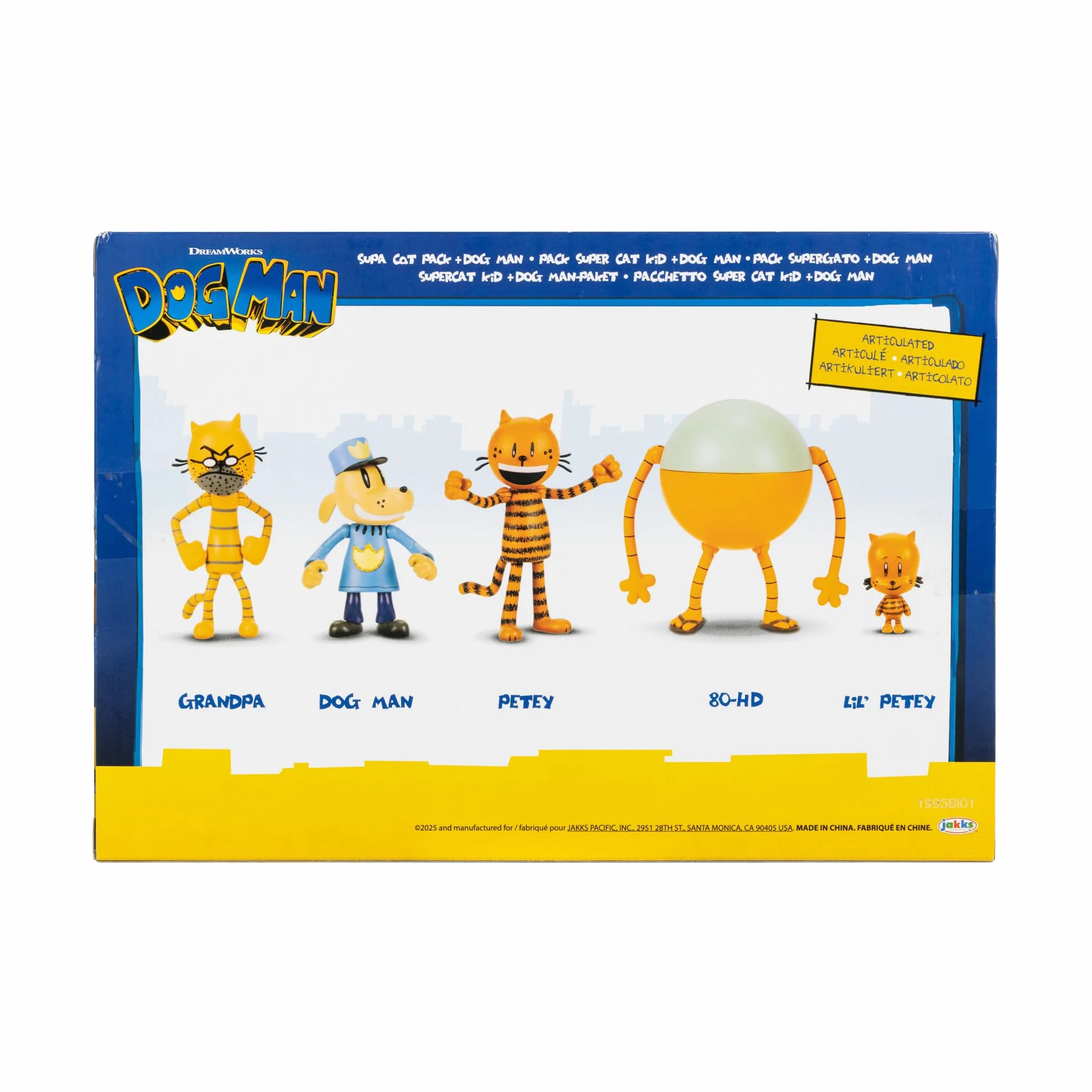 Dog Man Figurki 6,3 cm (2,5") 5-pak wielopak od Jakks Pacific's Wave #2