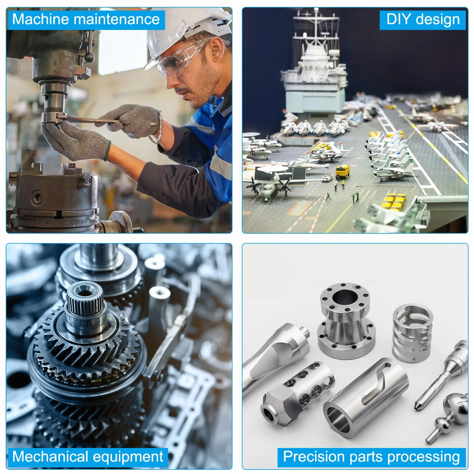 PATIKIL 12 sztuk dystansowych M4, dystansowe dystansowe M4 30 + 6 mm, aluminiowe gwintowane elementy dystansowe, zestaw śrub 4 mm, średnica wewnętrzna 6 mm, metryczne adaptery gwintu męskiego