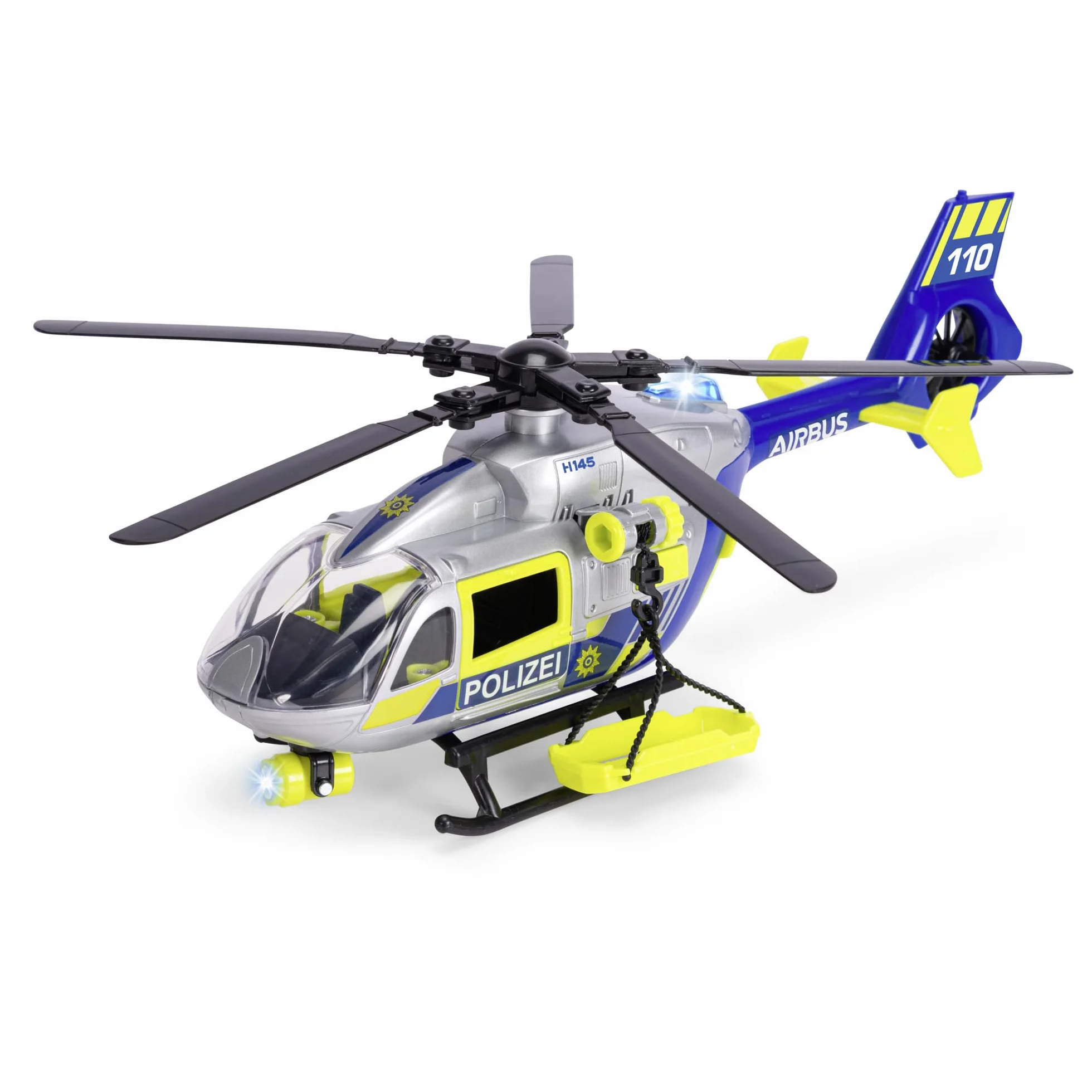 Dickie - SOS Helikopter 36cm - Blade obrotowe 36cm - Wciągarka mobilna - 203716028038