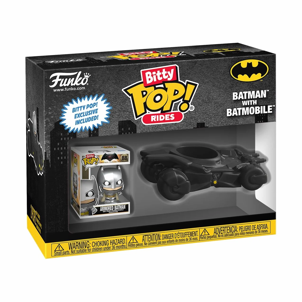 Funko Pop! Bitty Ride DC Batman z mobilnym nietoperzem