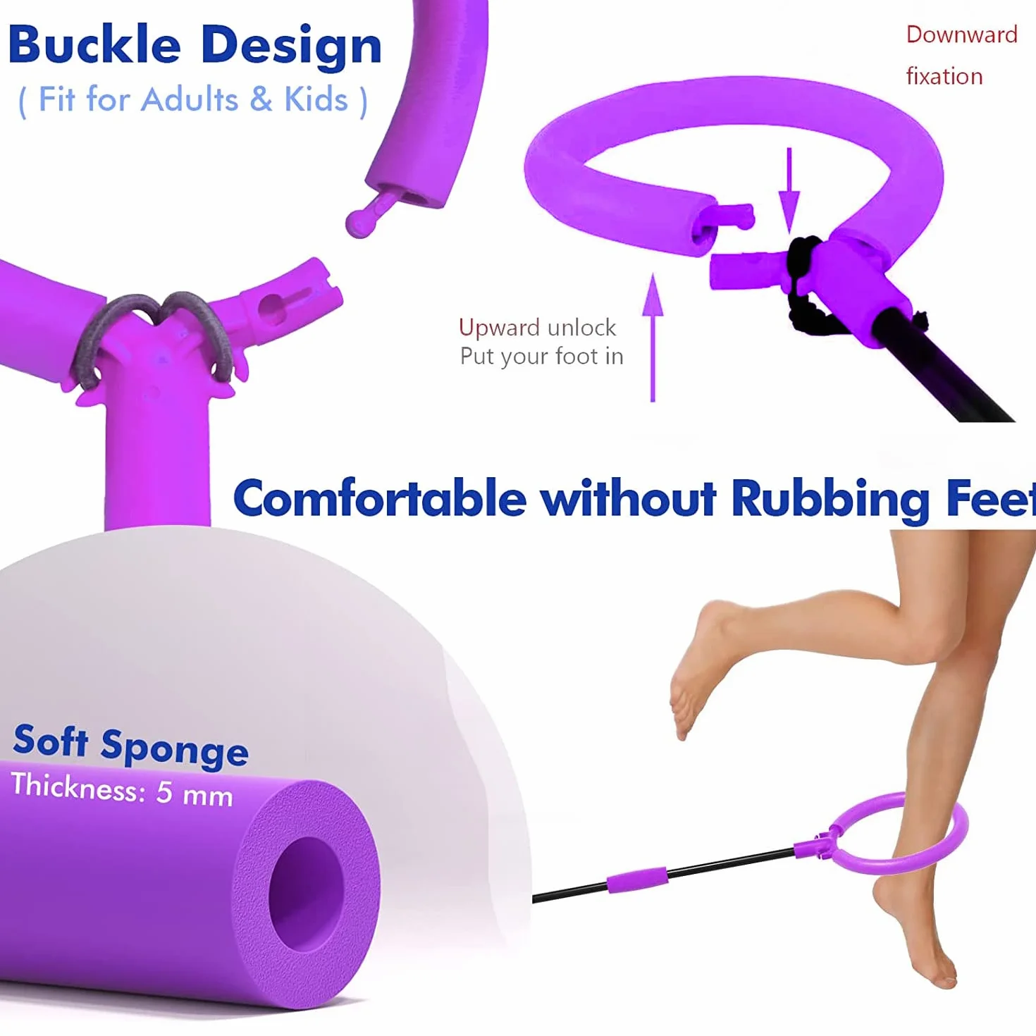Swing Wheel migająca piłka do skakania składana z kółkiem świetlnym dla dzieci