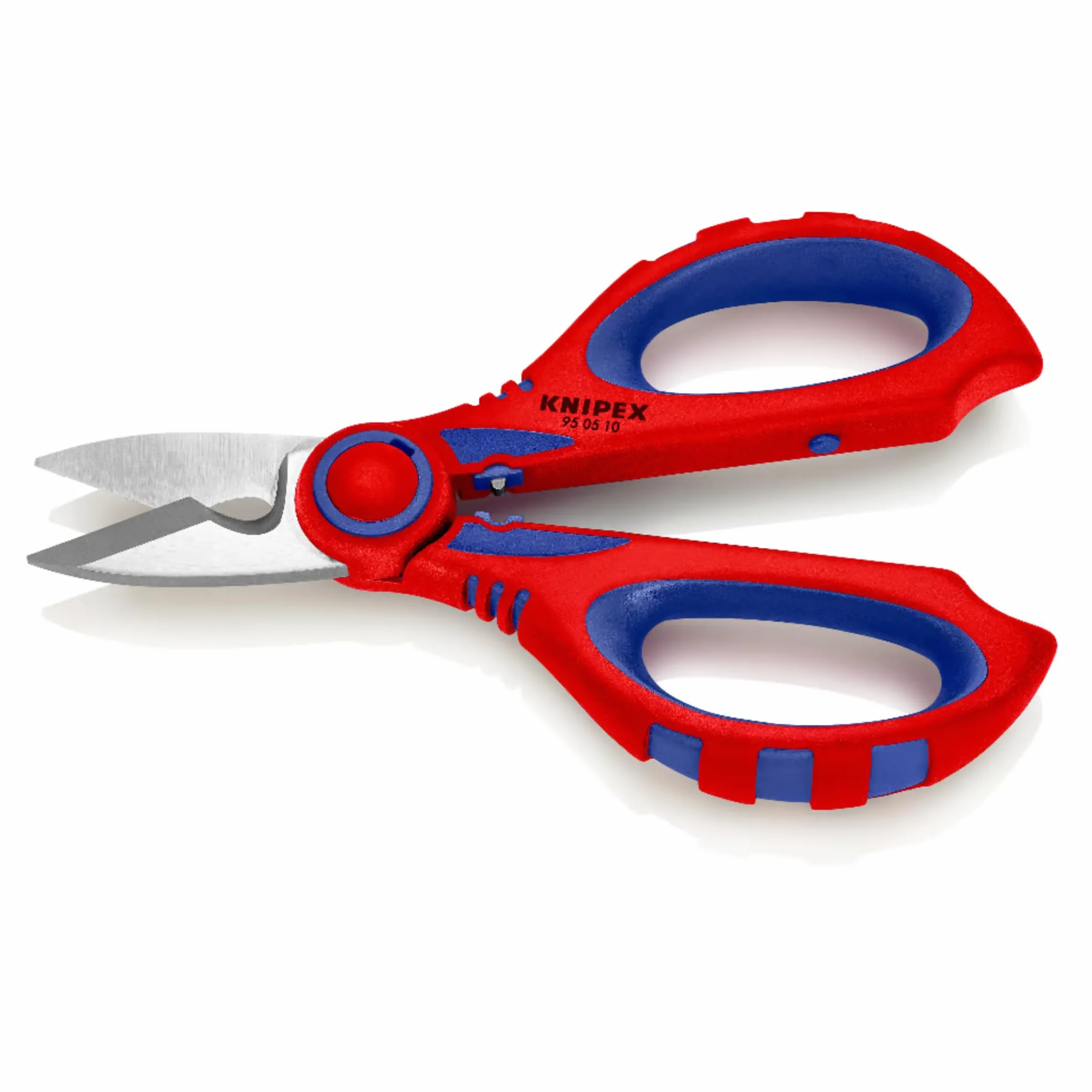 KNIPEX Nożyczki dla elektryków Z wielokomponentowymi nasadkami, wzmacniane włóknem szklanym 160 mm, 95 05 10 SB
