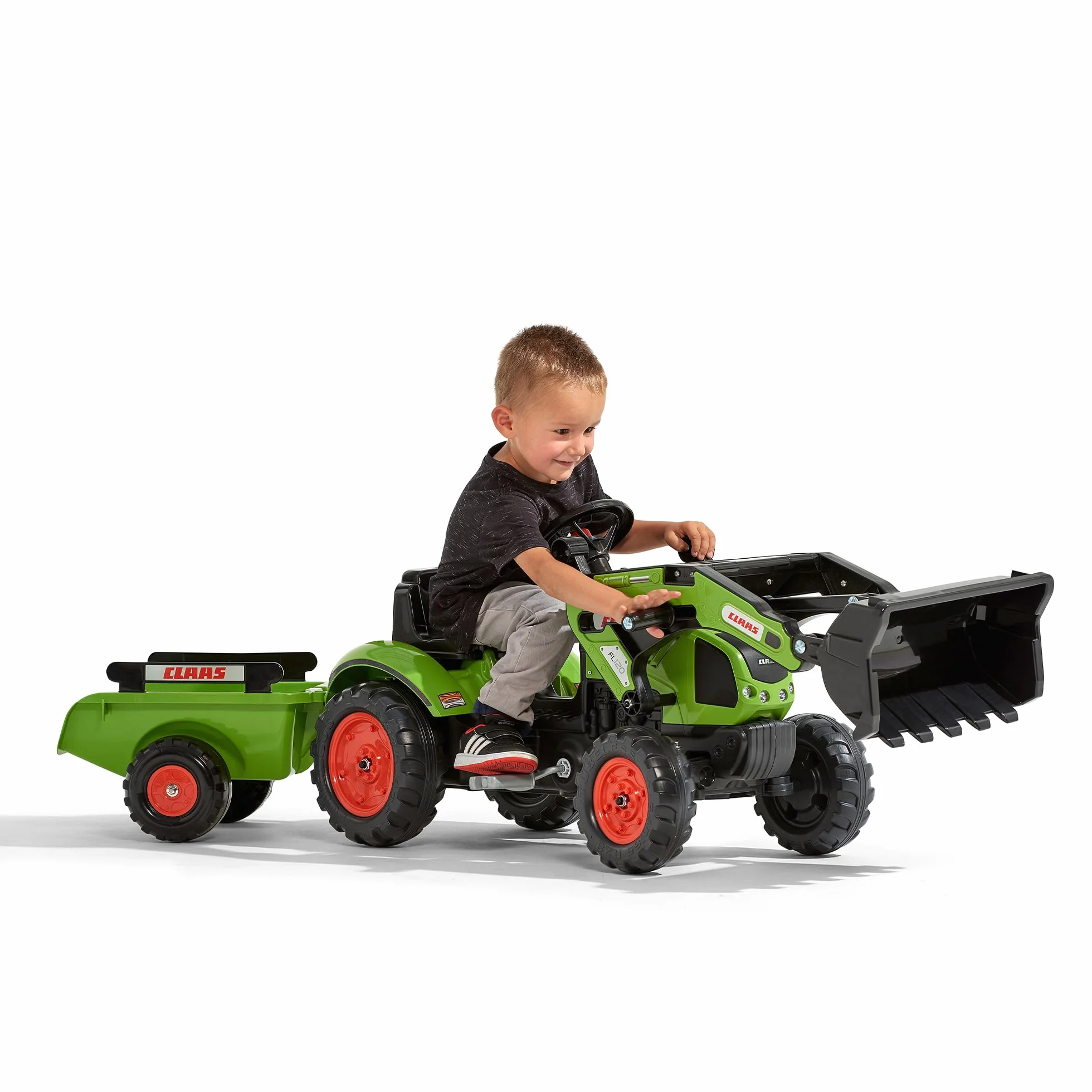 Falk Claas Arion 410 Traktor z Przyczepą 162 x 42 x 53 cm 8 kg