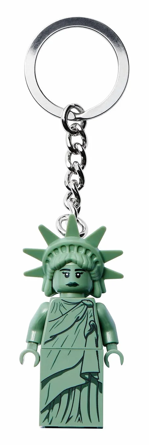 LEGO City Lady Liberty Minifigurka brelok 854082, ZIELONY, rozmiar uniwersalny