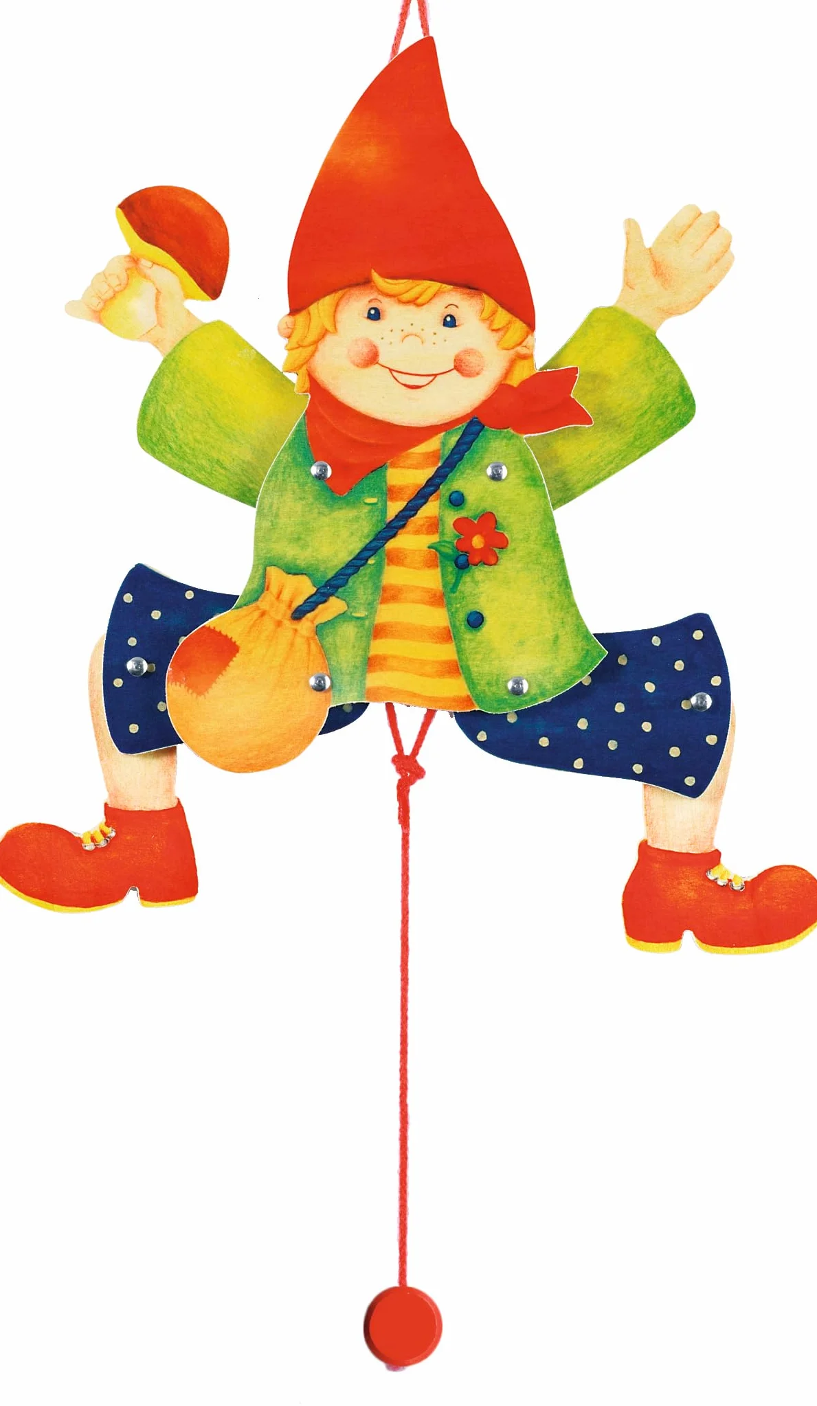 Goki 53004 Jumping Jack zabawka dla chłopca, mieszana
