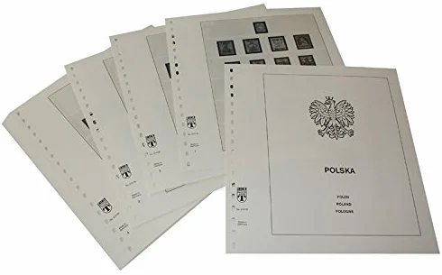 LINDNER Das Original Polska Królestwo/Republika - karty tradycyjnego albumu filatelistycznego rocznik 1860-1945