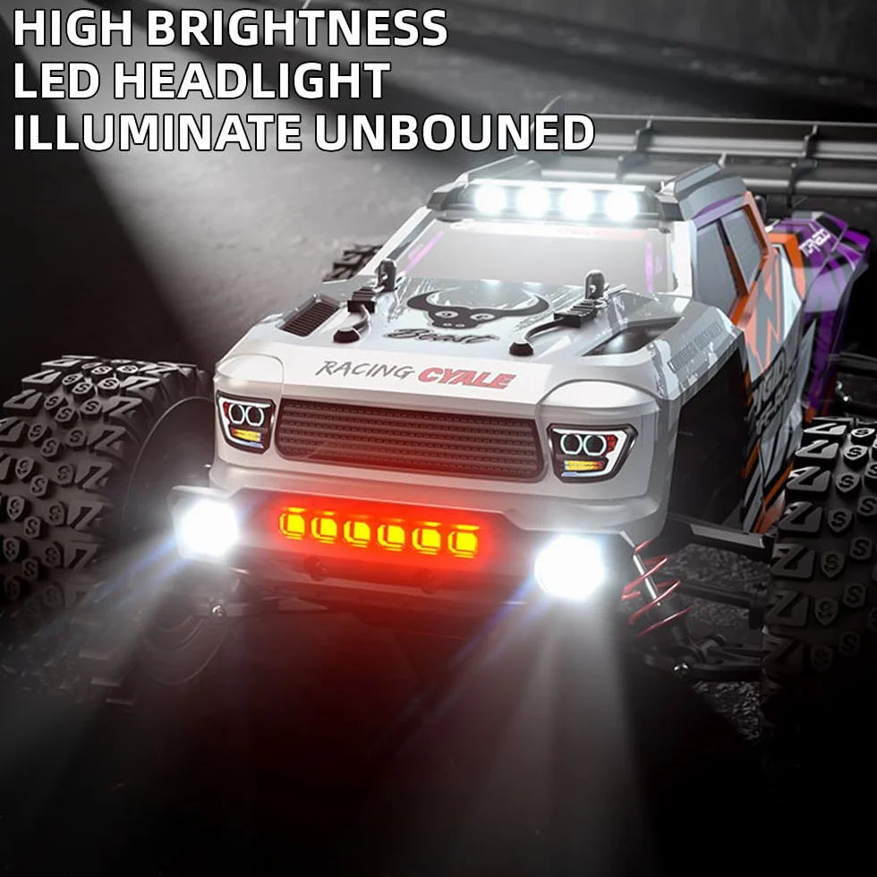 X-Verse SG316MAX 1:16 zdalnie sterowany samochód, bezszczotkowy samochód RC, offroad, 2,4 GHz, wodoszczelny samochód wyścigowy RC Buggy, 4WD Off-Road RC Crawler dla dorosłych, 3 baterie