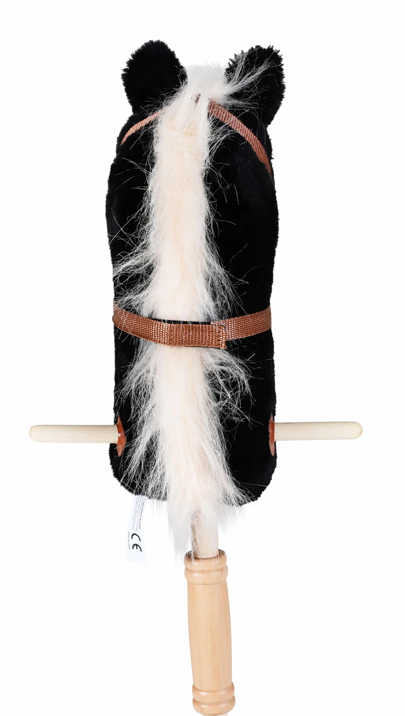 Knorrtoys 40102 - koń na kiju "Blacky", czarny