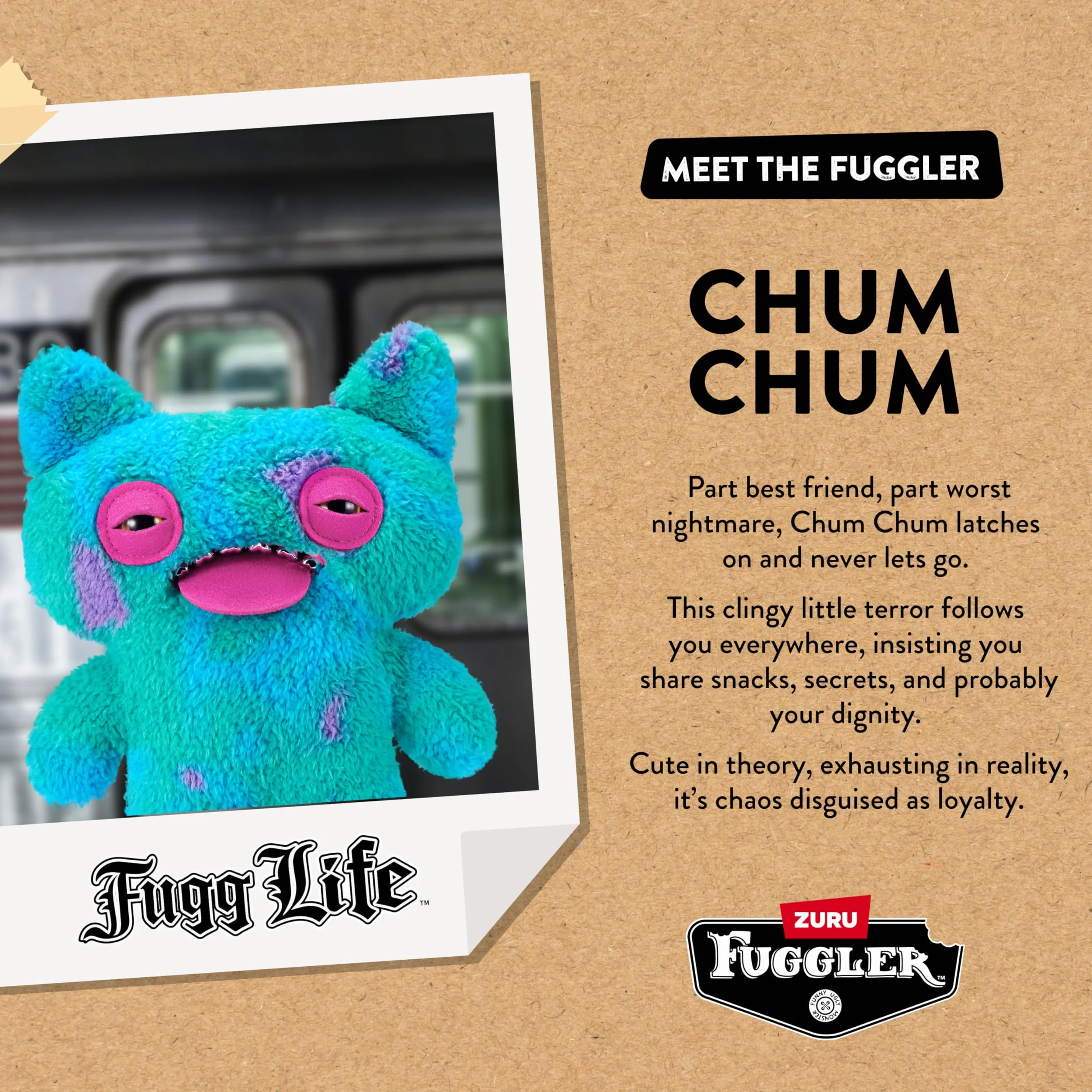 Fuggler 23 cm seria rdzeniowa 1-FUGG LIFE PLUSH 23 cm (munch munch)