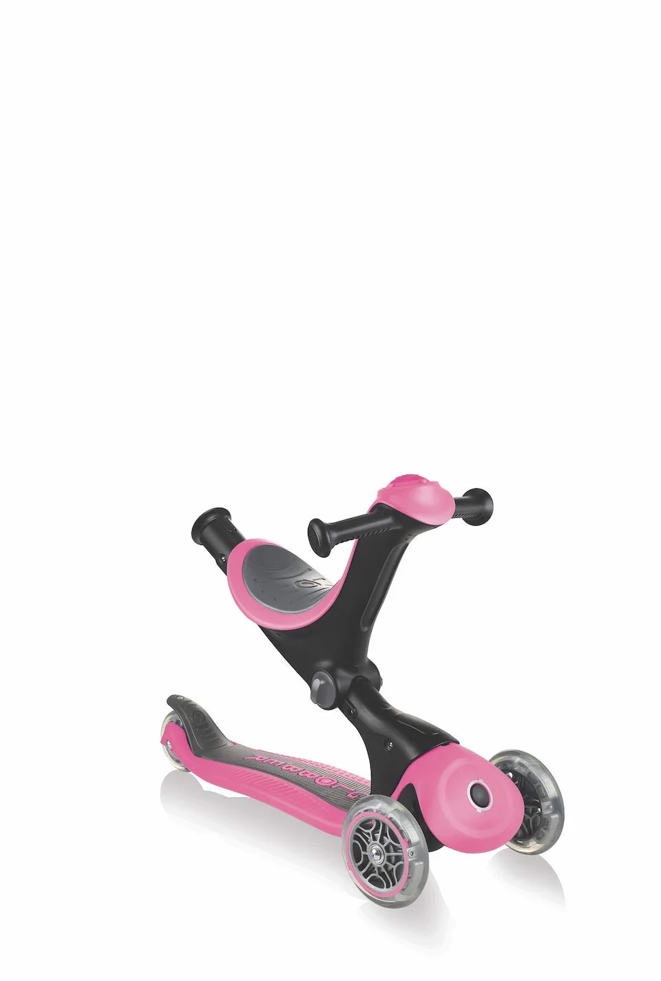 Globber GO•UP Deluxe 3-kołowa hulajnoga skalowalna z siedziskiem dla dzieci od 15 m+ do 6 lat