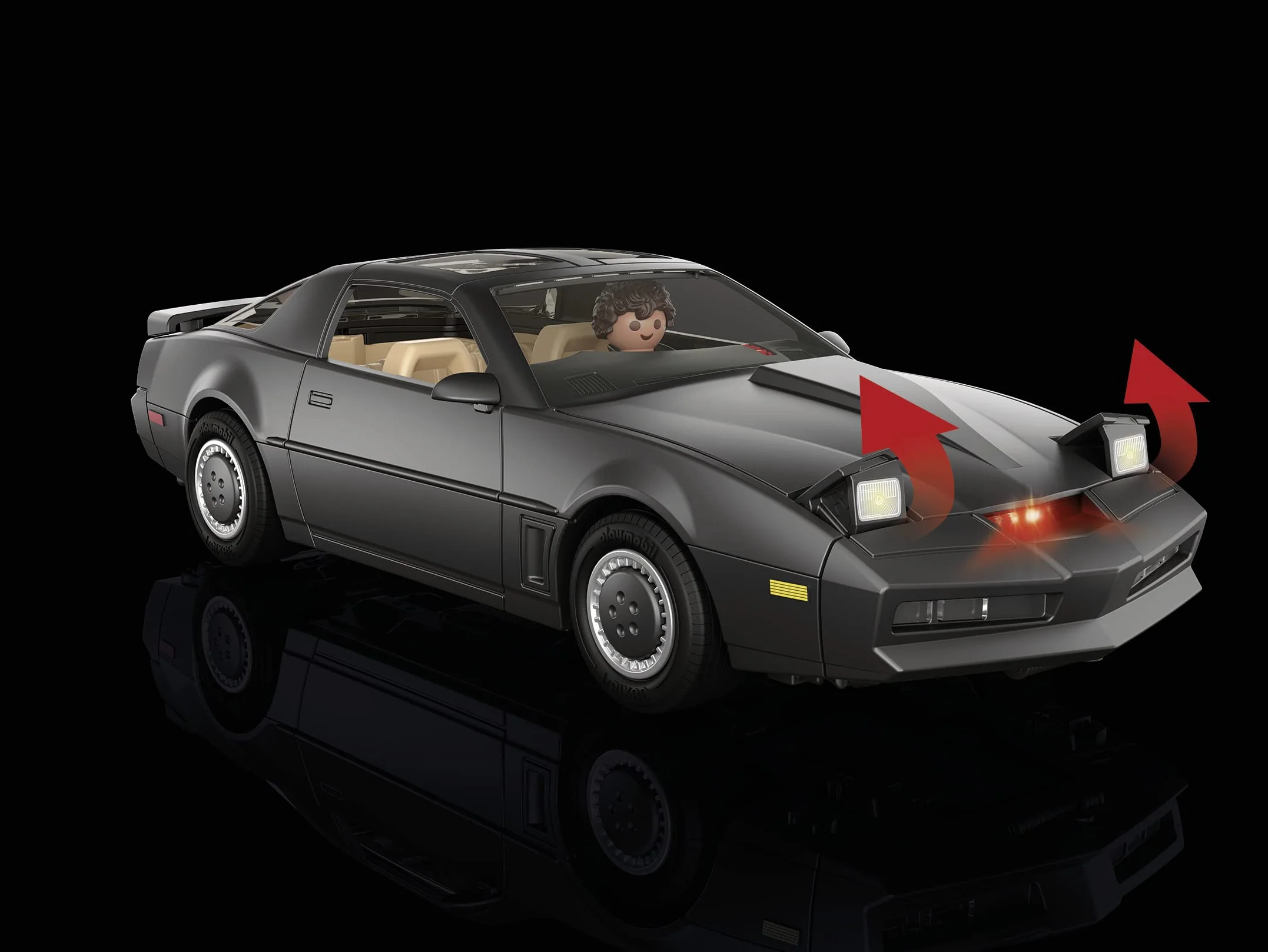 PLAYMOBIL 70924 Knight Rider - K.I.T.T., do kolekcjonowania i zabawy, od 5 lat