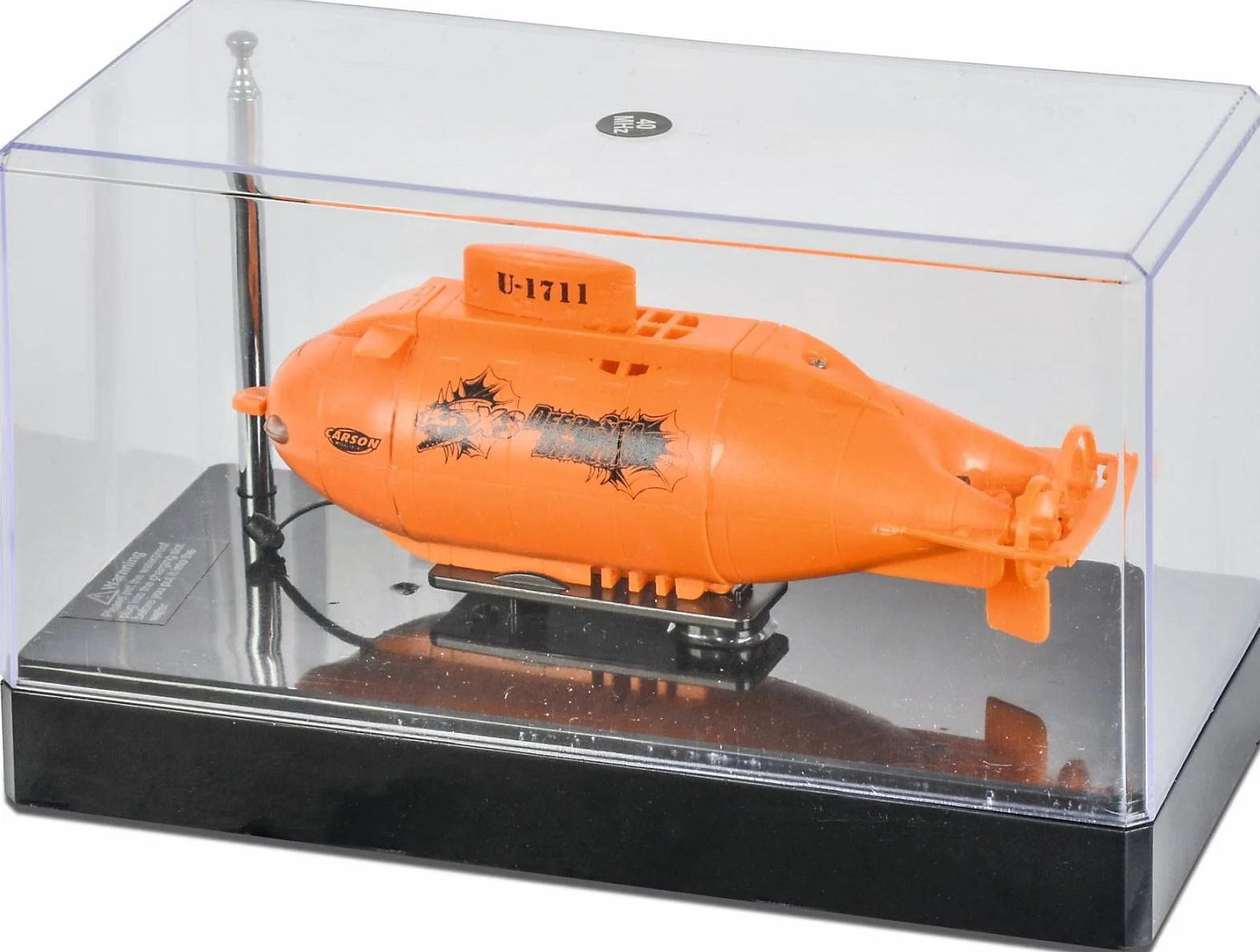 Carson 500707117 - XS Deep Sea Dragon 100% RTR(pomarańczowy), zdalnie sterowany łódź, łódź RC