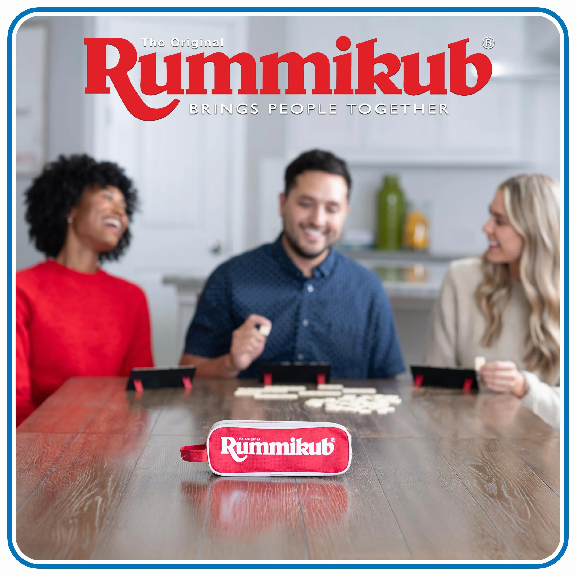 Goliath Rummikub Compact Reisedition, gra podróżna od 6 lat, gra towarzysząca dla 2-4 graczy