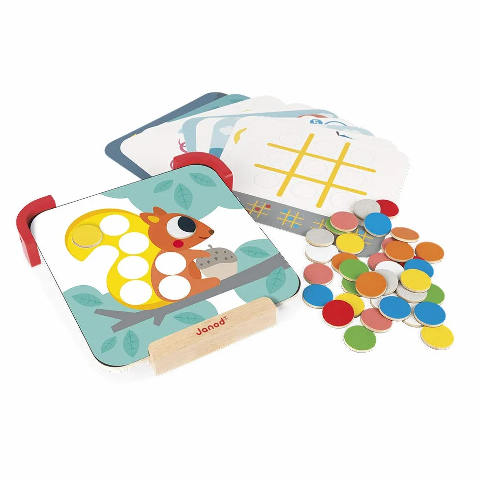Janod - I Learn Colours - Magnetic Educational Toy - For children fom the Age of 2, J05321