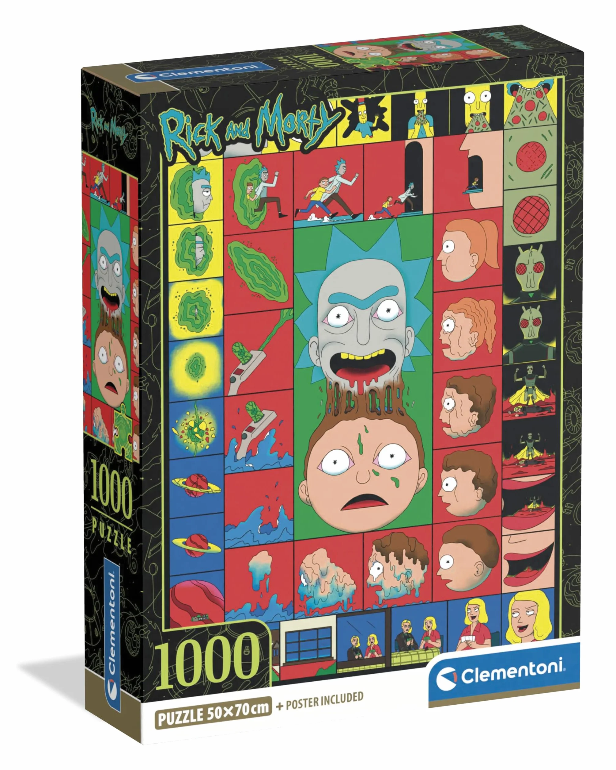 CLEMENTONI PZL 1000 RICK&MORTY COMPACT BOX