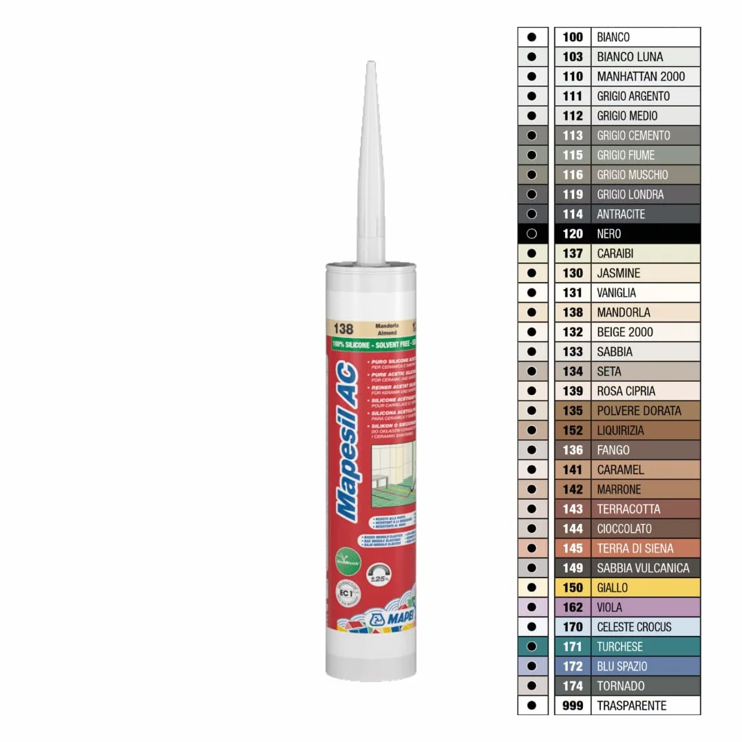 Silikon MAPEI Mapesil AC 310ml 152 lukrecja