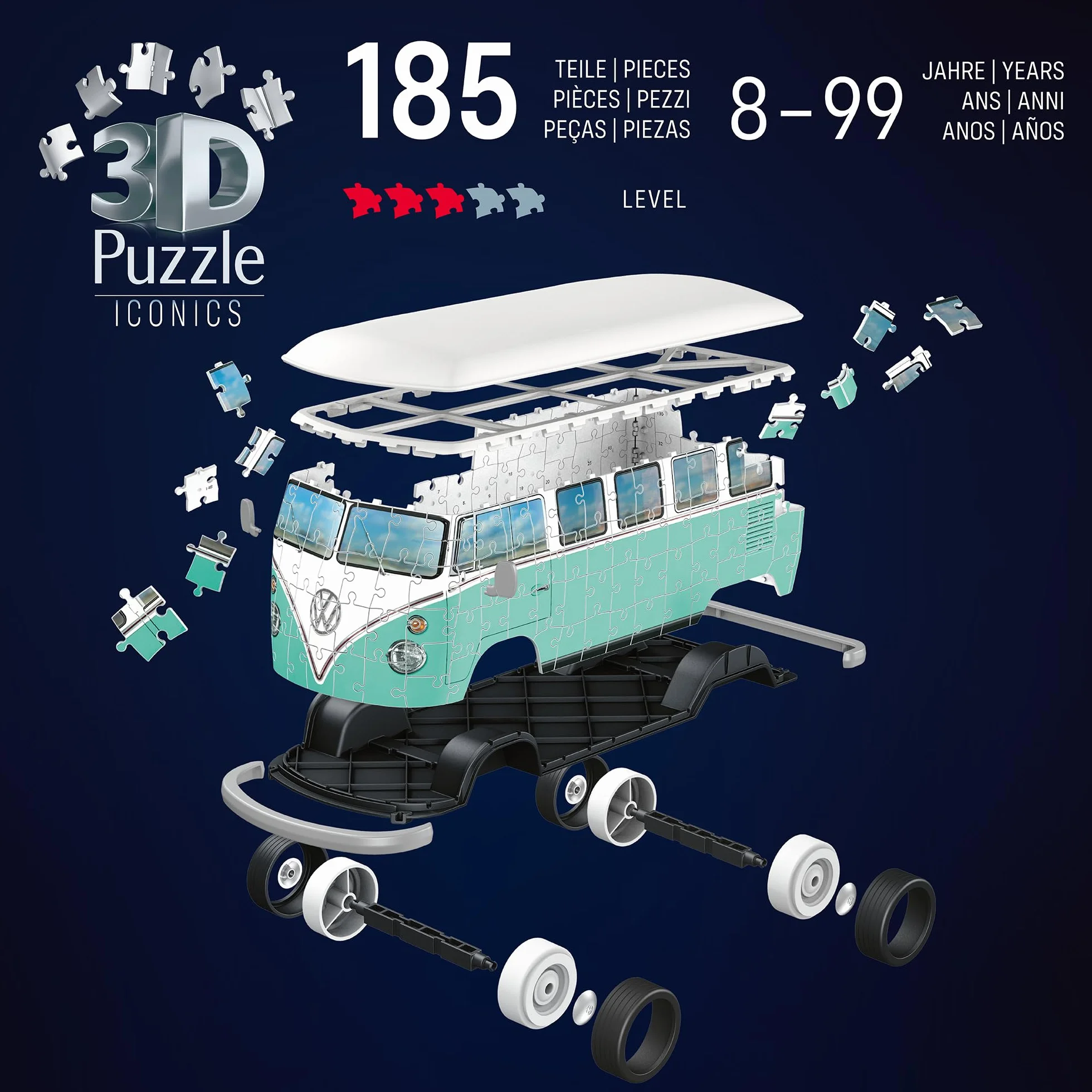 Ravensburger Puzzle 3D Iconics Volkswagen T1
